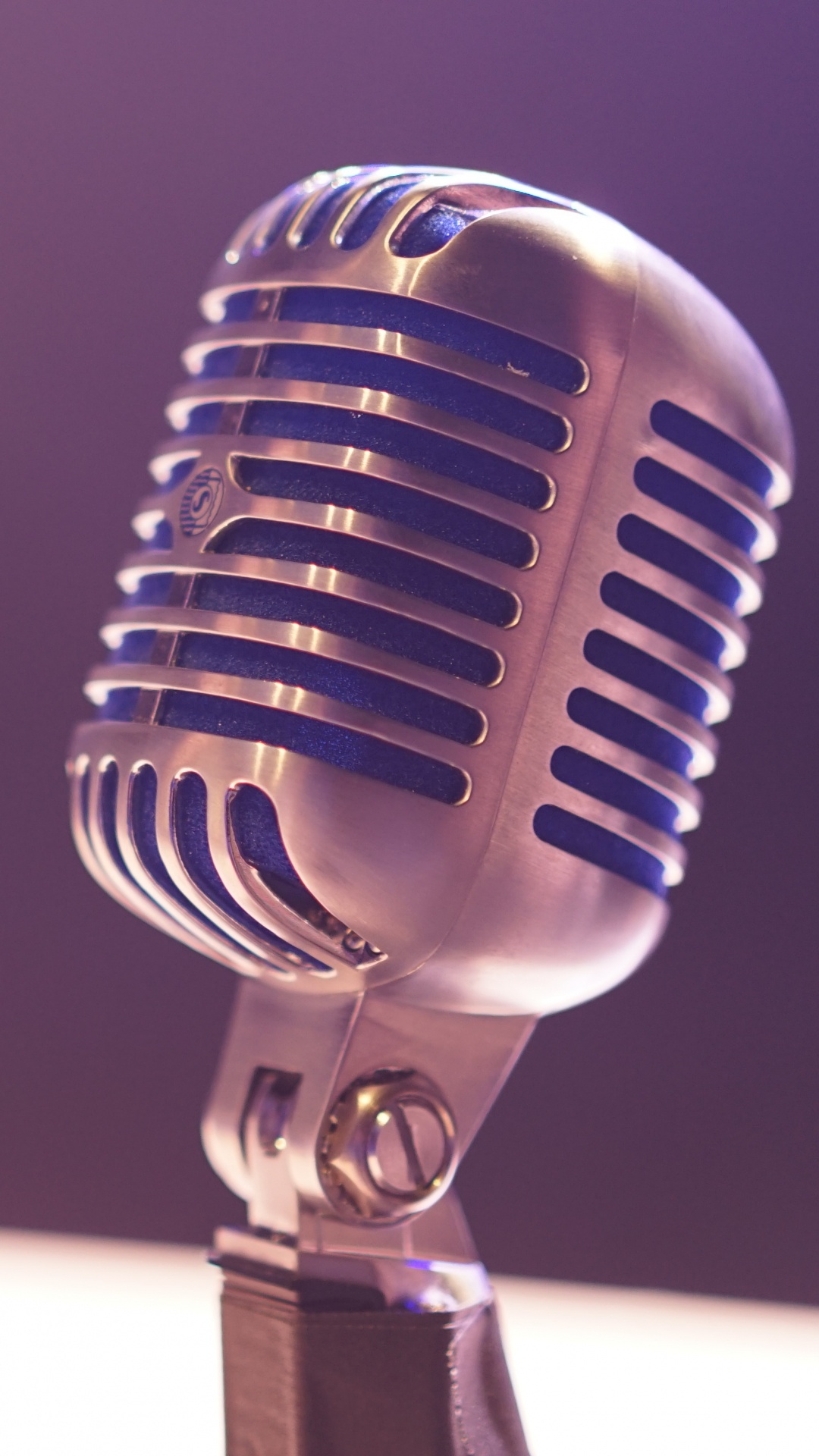 Microphone, Audio Equipment, Microphone Stand, Technology, Electronic Device. Wallpaper in 1080x1920 Resolution