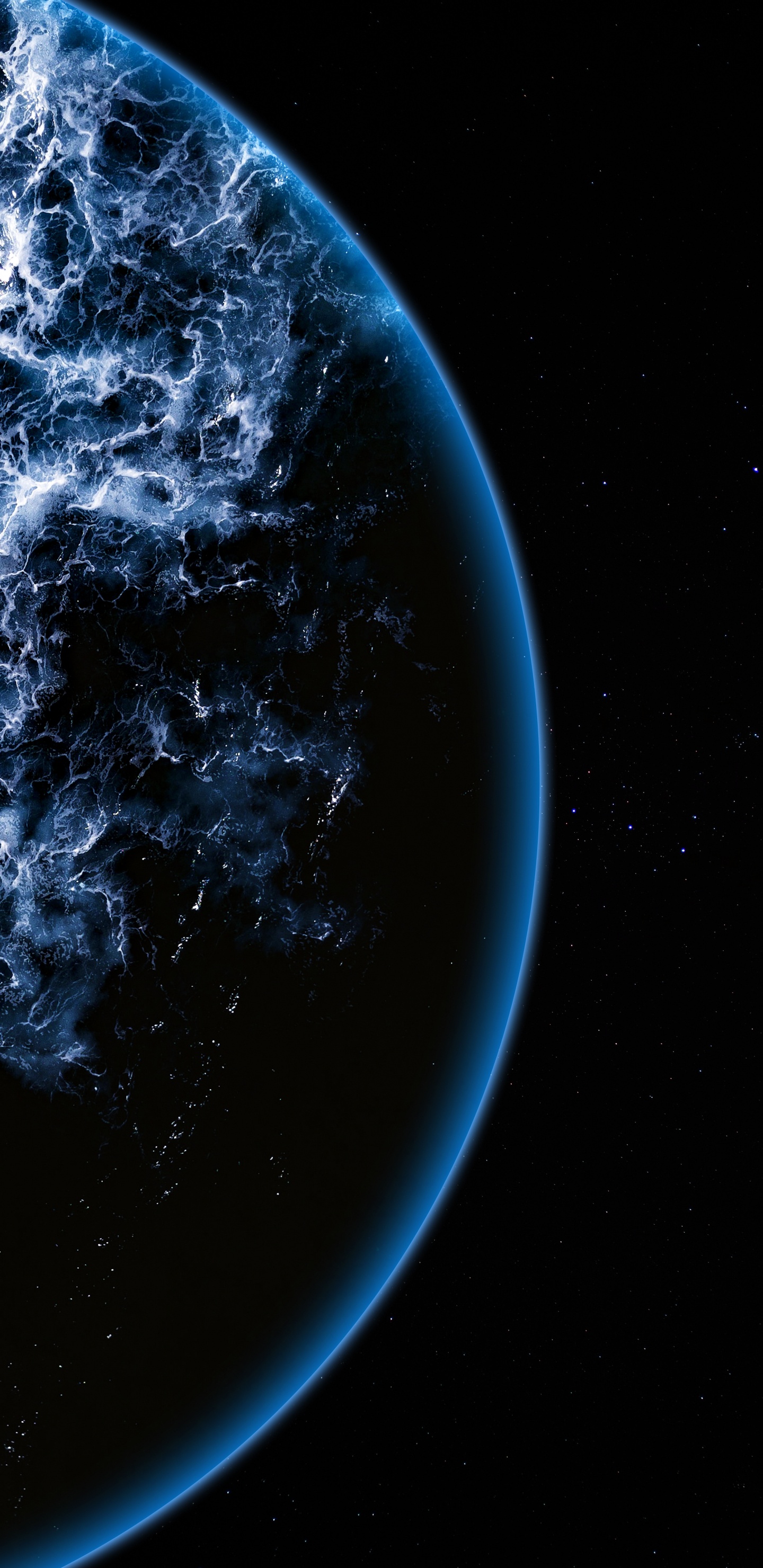 气氛, 天文学对象, 科学, 空间, 电蓝色的 壁纸 1440x2960 允许