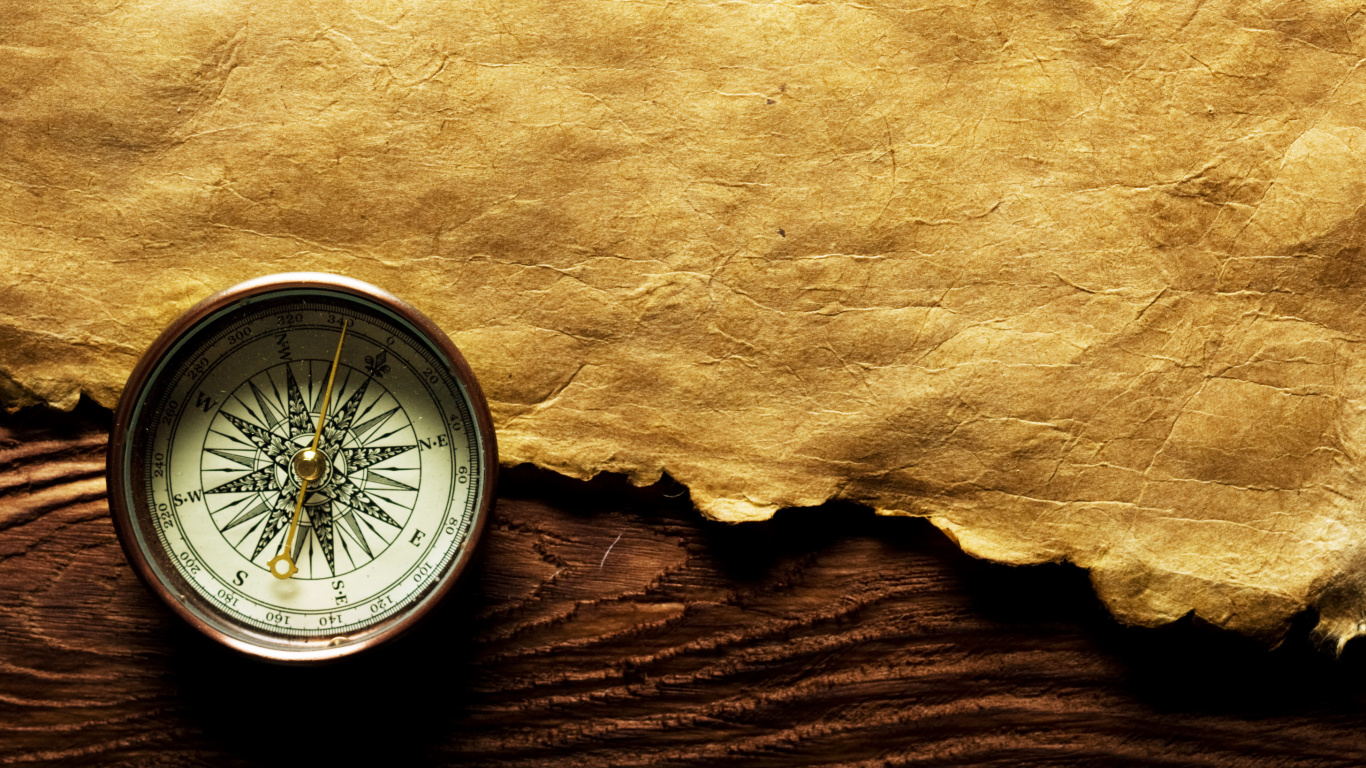 Reloj Analógico Redondo Plateado Sobre Textil Marrón. Wallpaper in 1366x768 Resolution