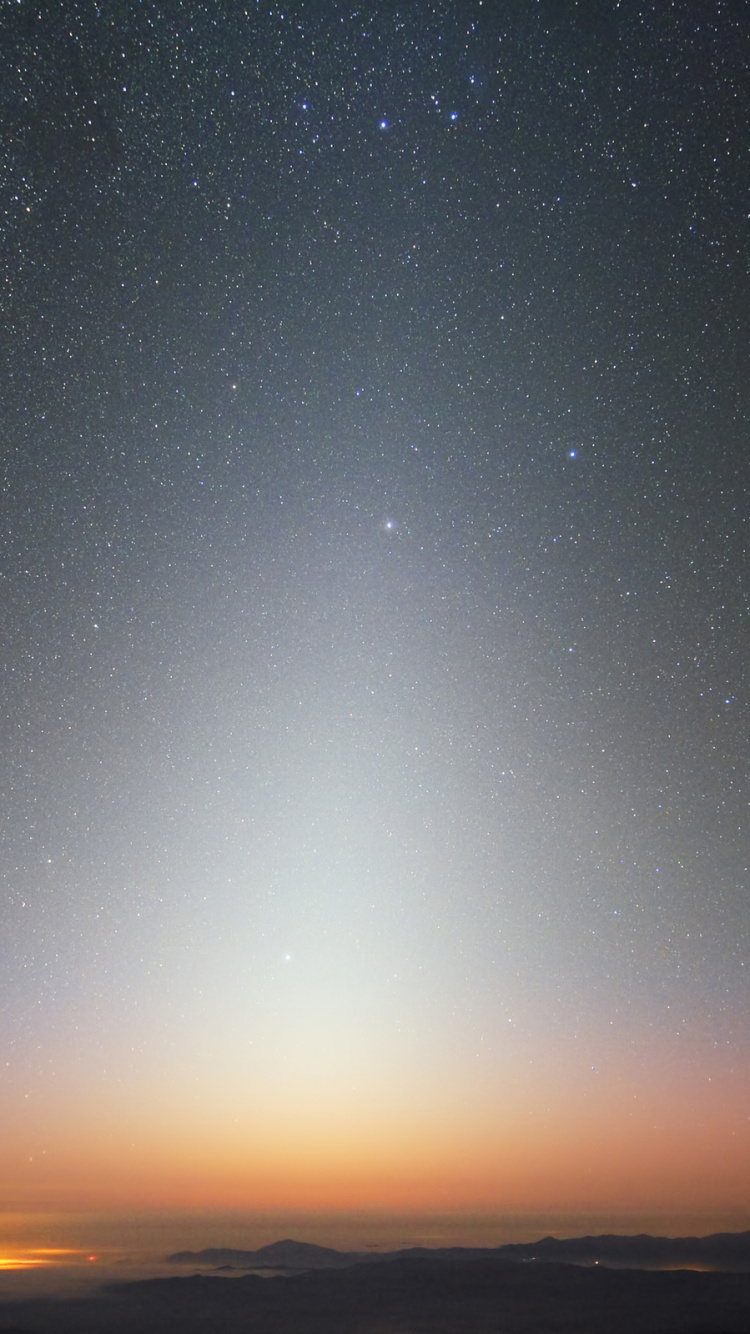 天文学, 夜晚的天空, 气氛, 地平线, 天文学对象 壁纸 750x1334 允许