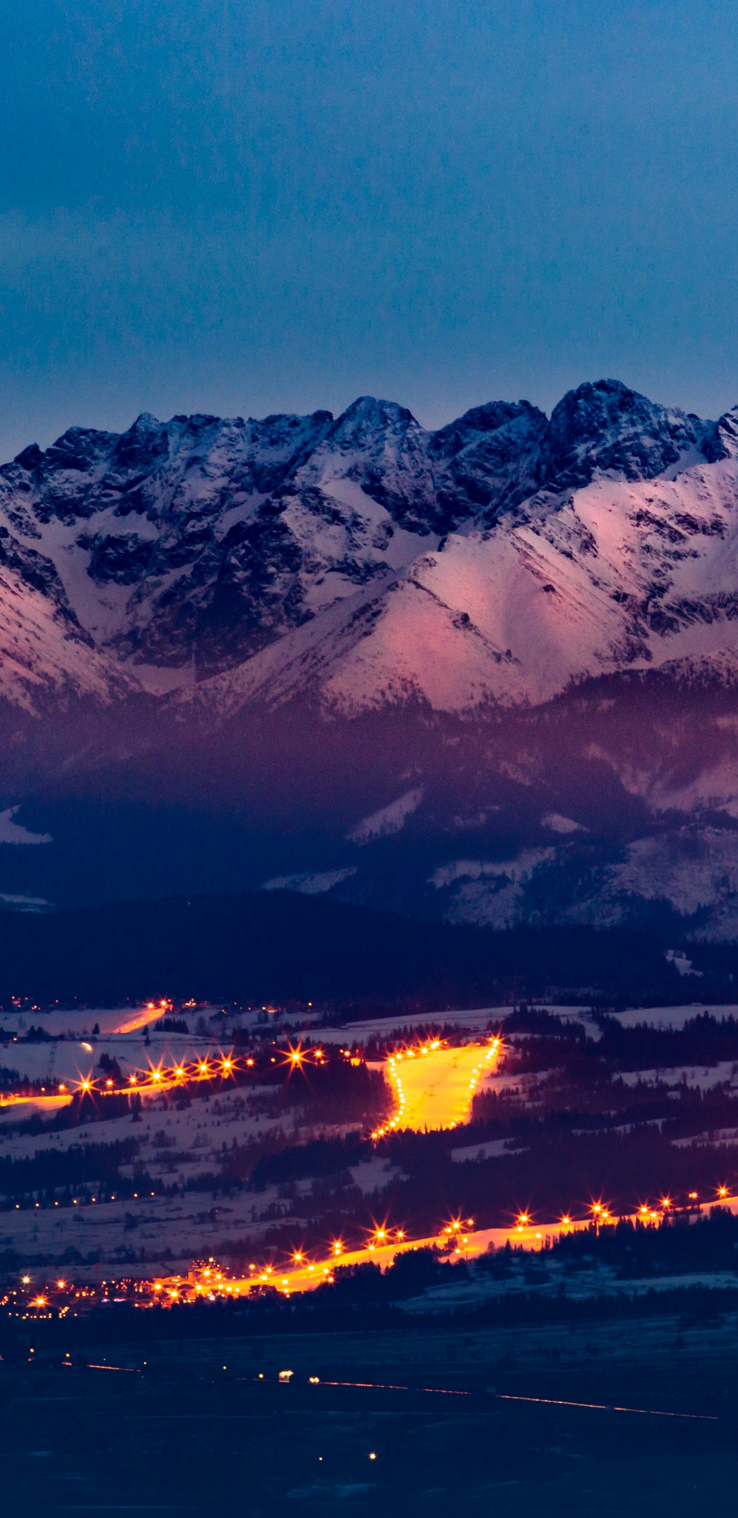 Hiver, Neige, Alpes, Nature, Gamme de Montagne. Wallpaper in 1440x2960 Resolution