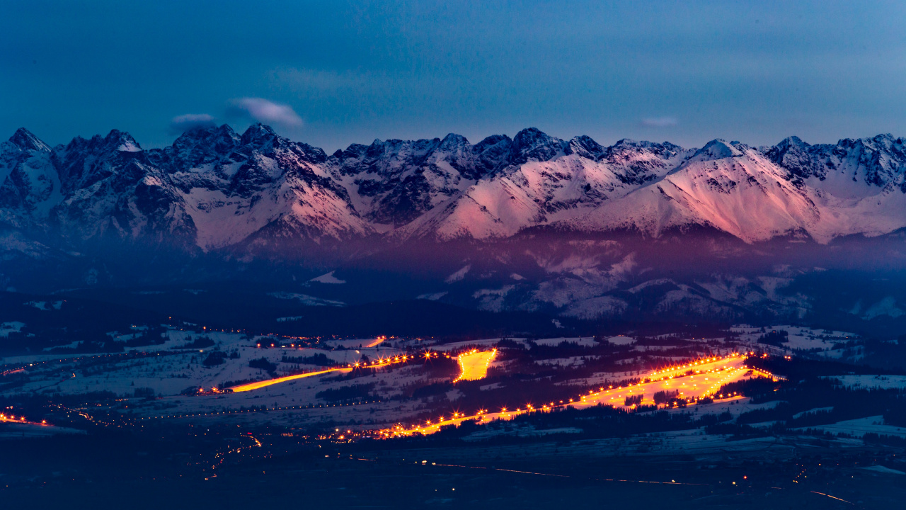 Turbacz, Winter, Tatra Heroes, Snow, Alps. Wallpaper in 1280x720 Resolution