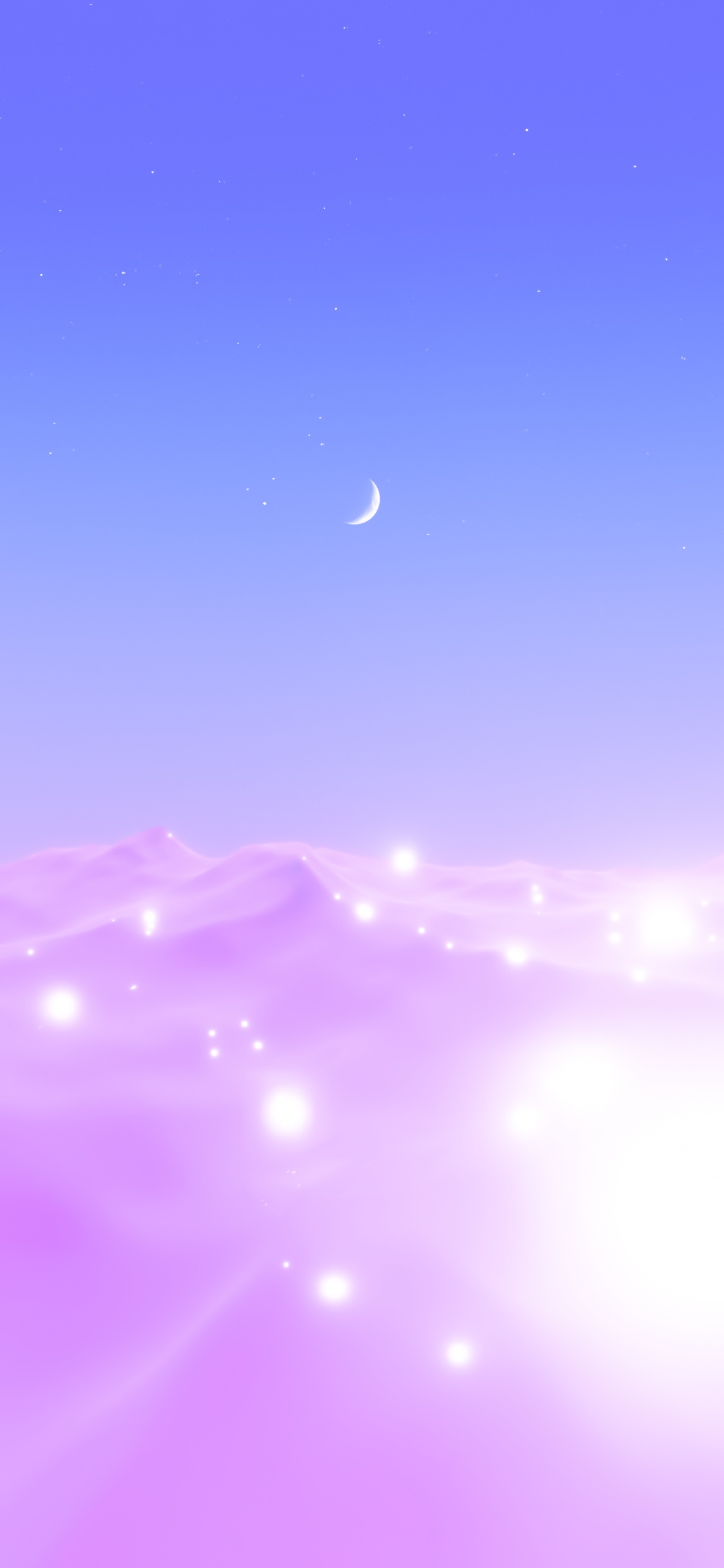 苹果, 苹果看, 气氛, 月亮, Crescent 壁纸 1125x2436 允许