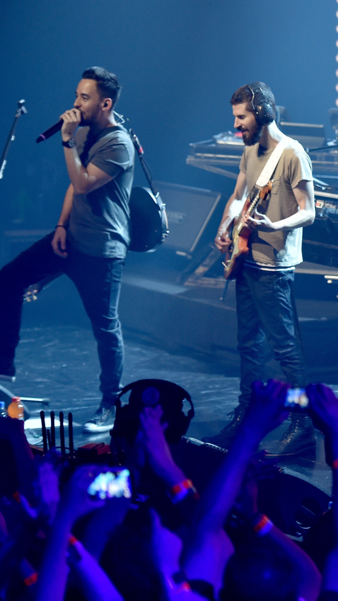 Linkin Park, Alternative Rock, Performance, Entertainment, Performing Arts. Wallpaper in 1080x1920 Resolution