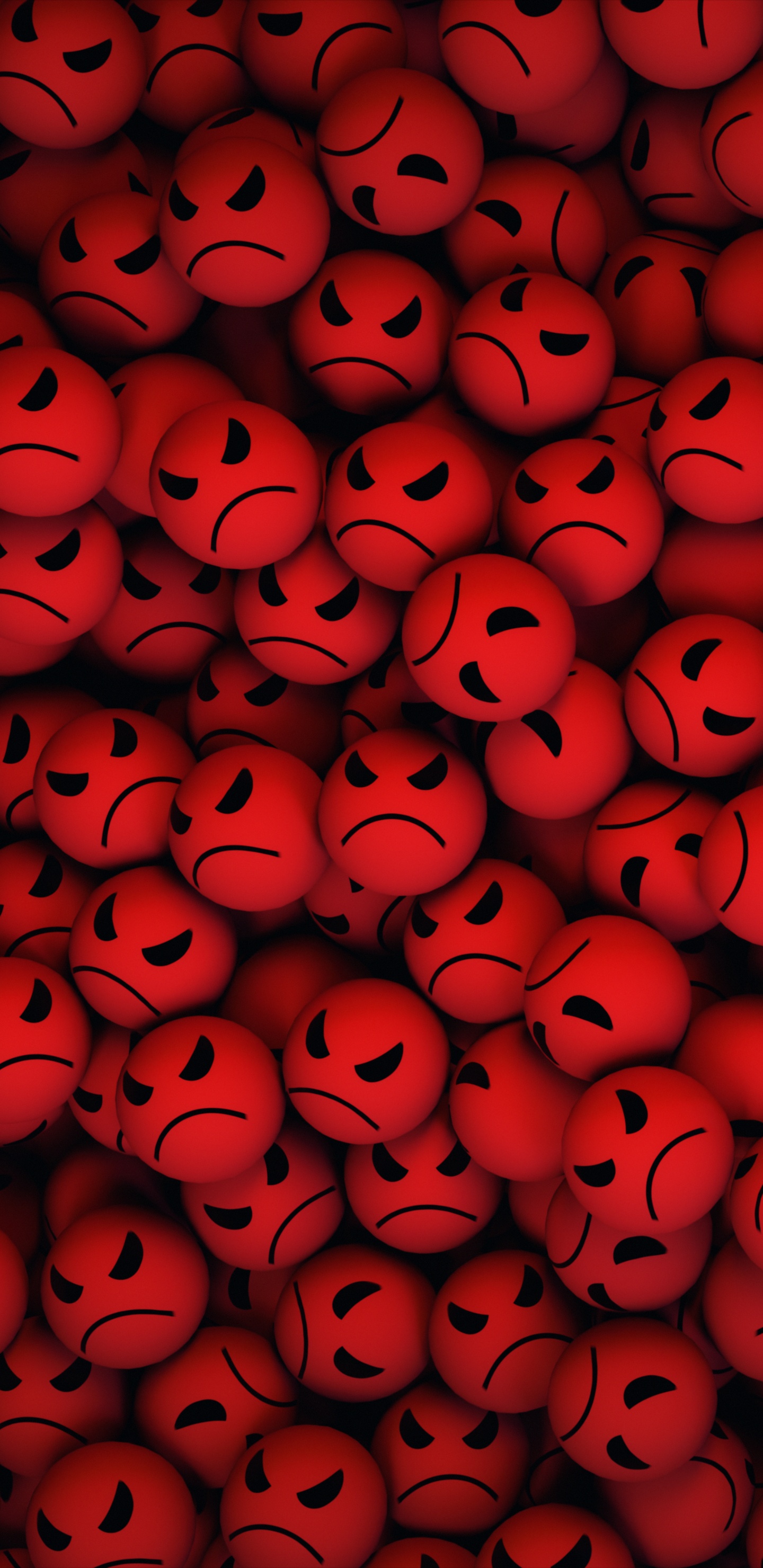 Petal, Ios, Redmi, Orange, Amber. Wallpaper in 1440x2960 Resolution