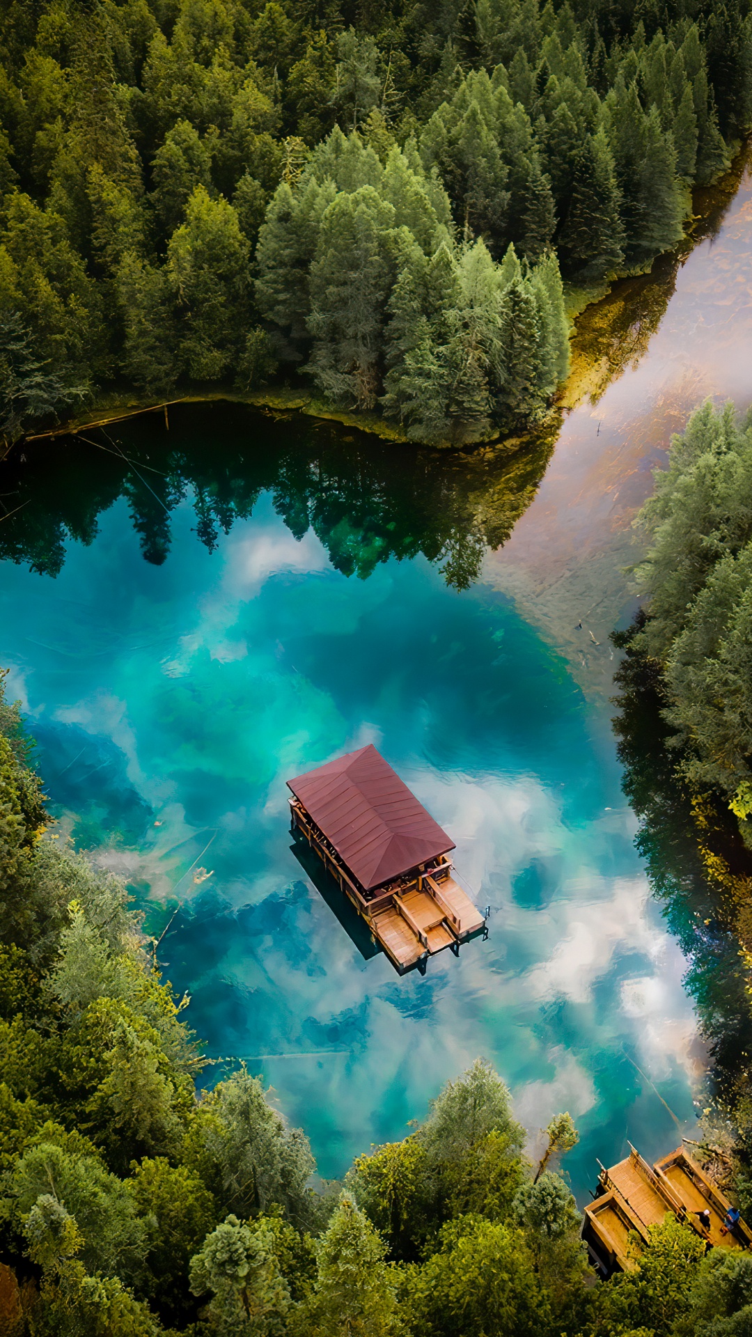 性质, 水资源, 绿色的, 自然景观, Azure 壁纸 1080x1920 允许