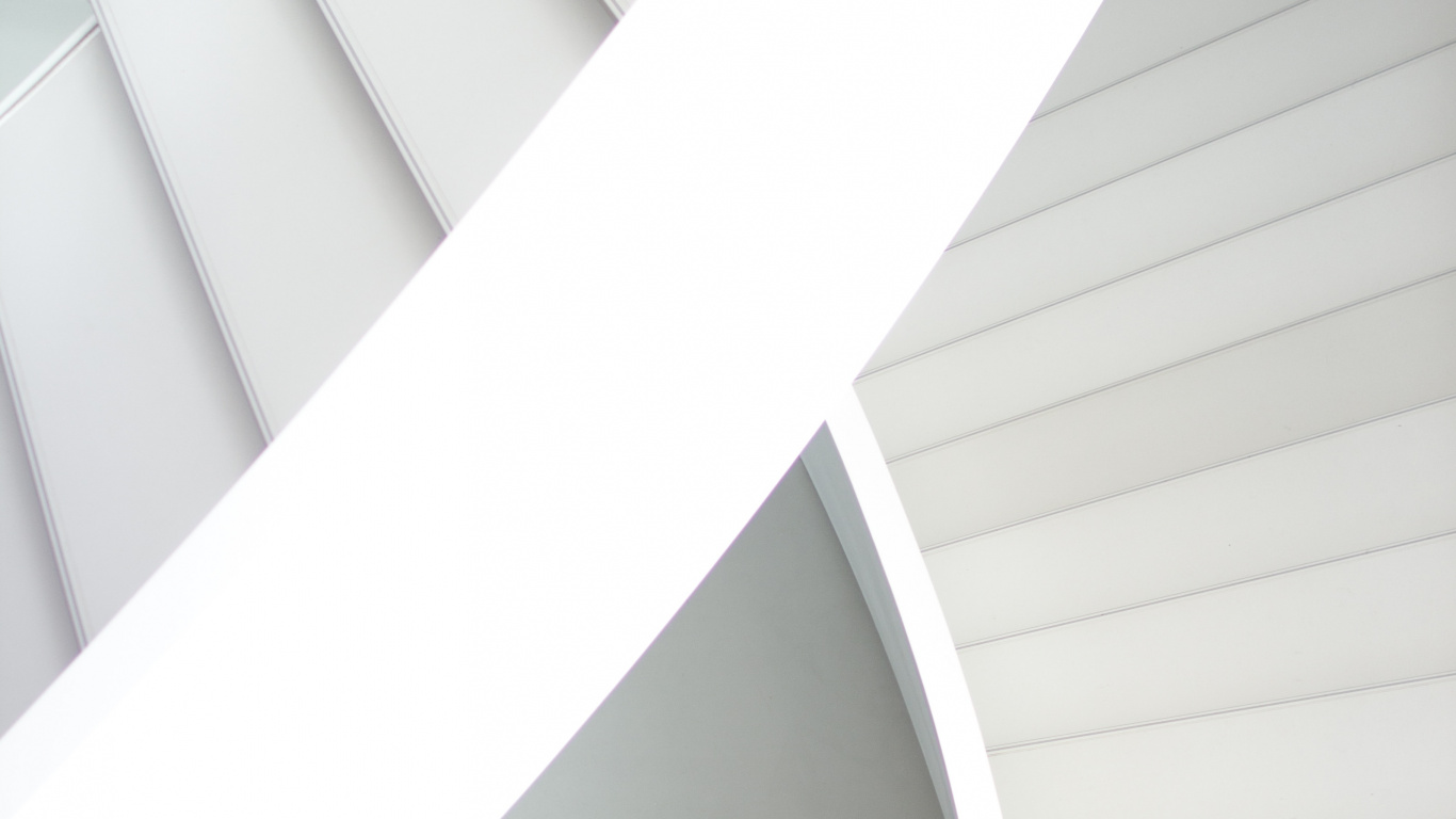 Escalier en Colimaçon en Béton Blanc Pendant la Journée. Wallpaper in 1366x768 Resolution