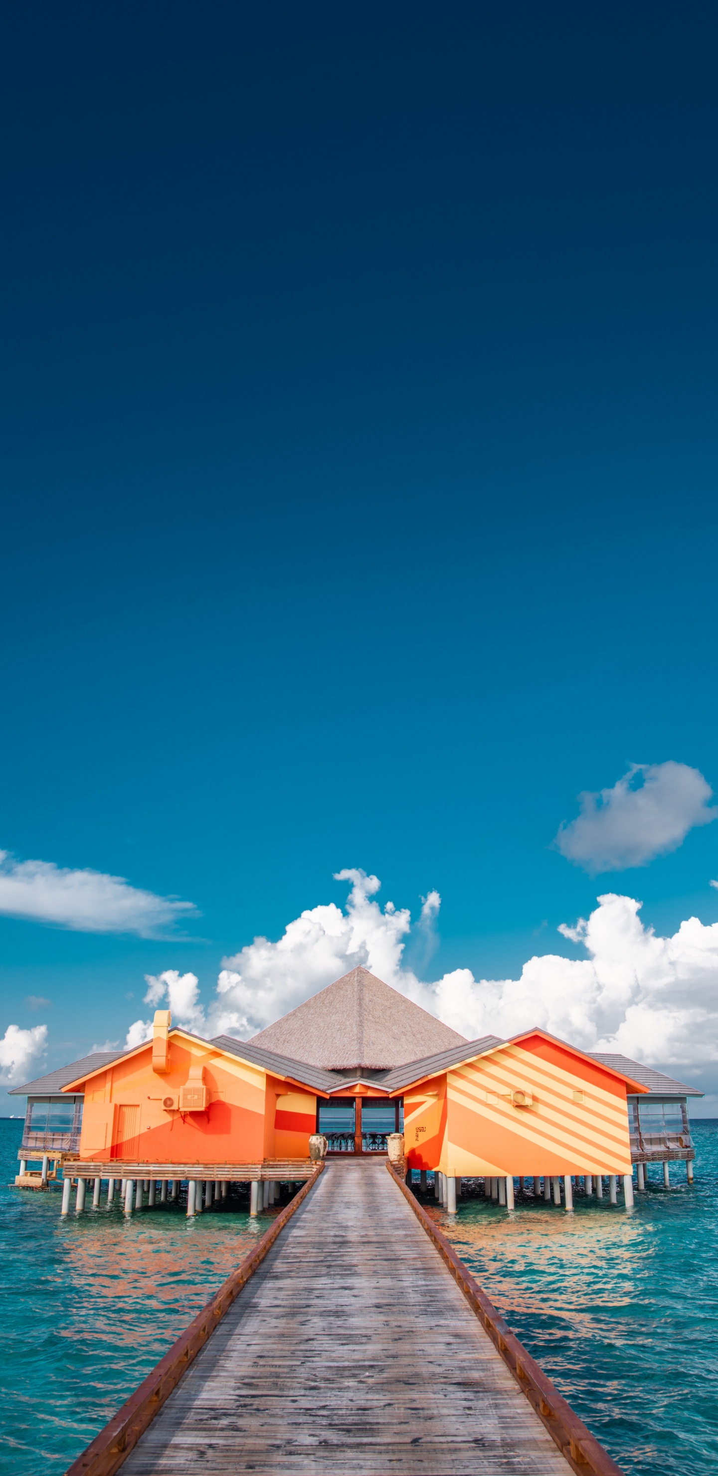 Meer, Gebäude, Blau, Ozean, Türkis. Wallpaper in 1440x2960 Resolution