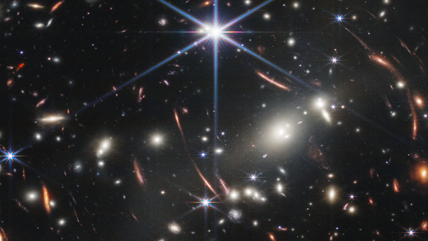 Galaxy, Universe, Star, James Webb Space Telescope, Telescope. Wallpaper in 1366x768 Resolution