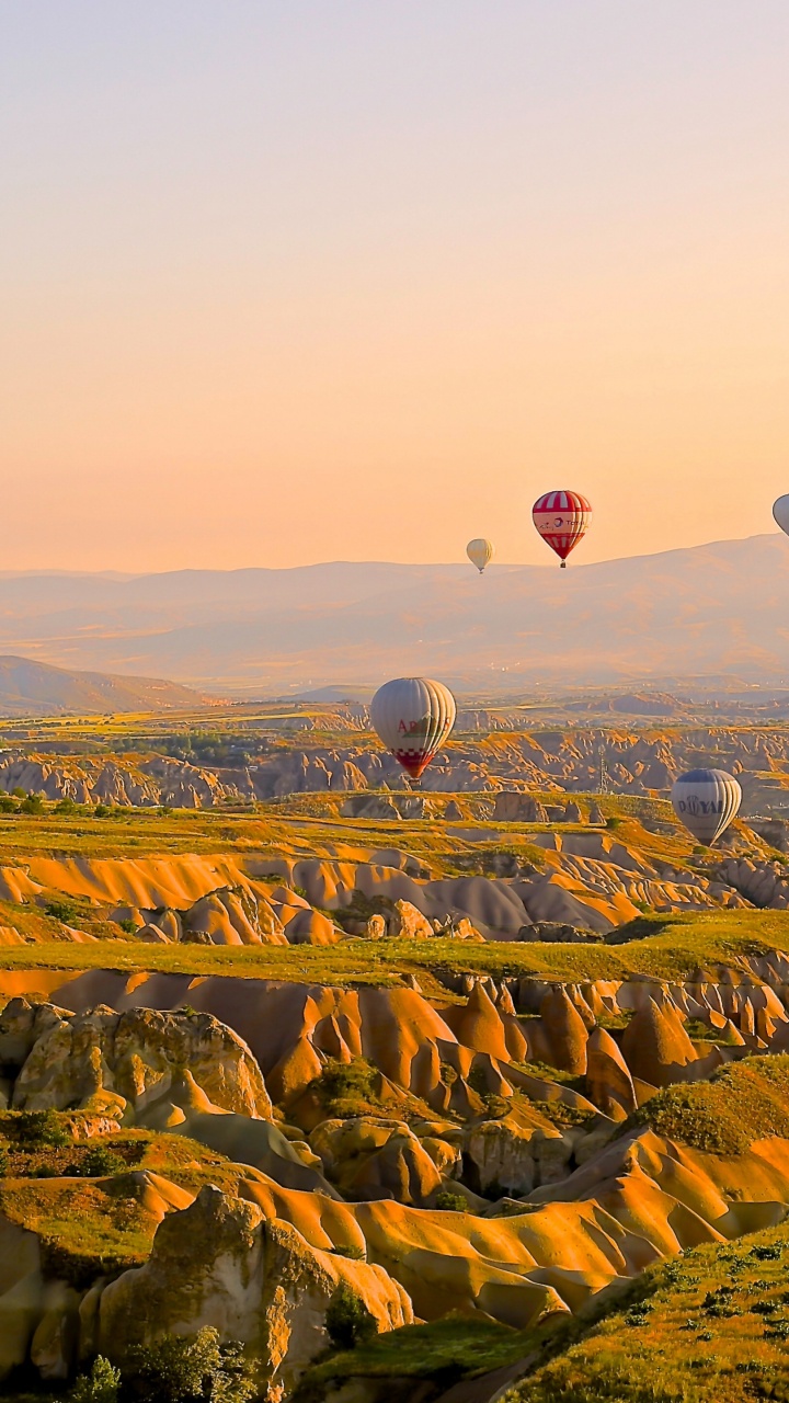 Heißluftballon, Flug, Ballon, Greme, Hot Air Ballooning. Wallpaper in 720x1280 Resolution