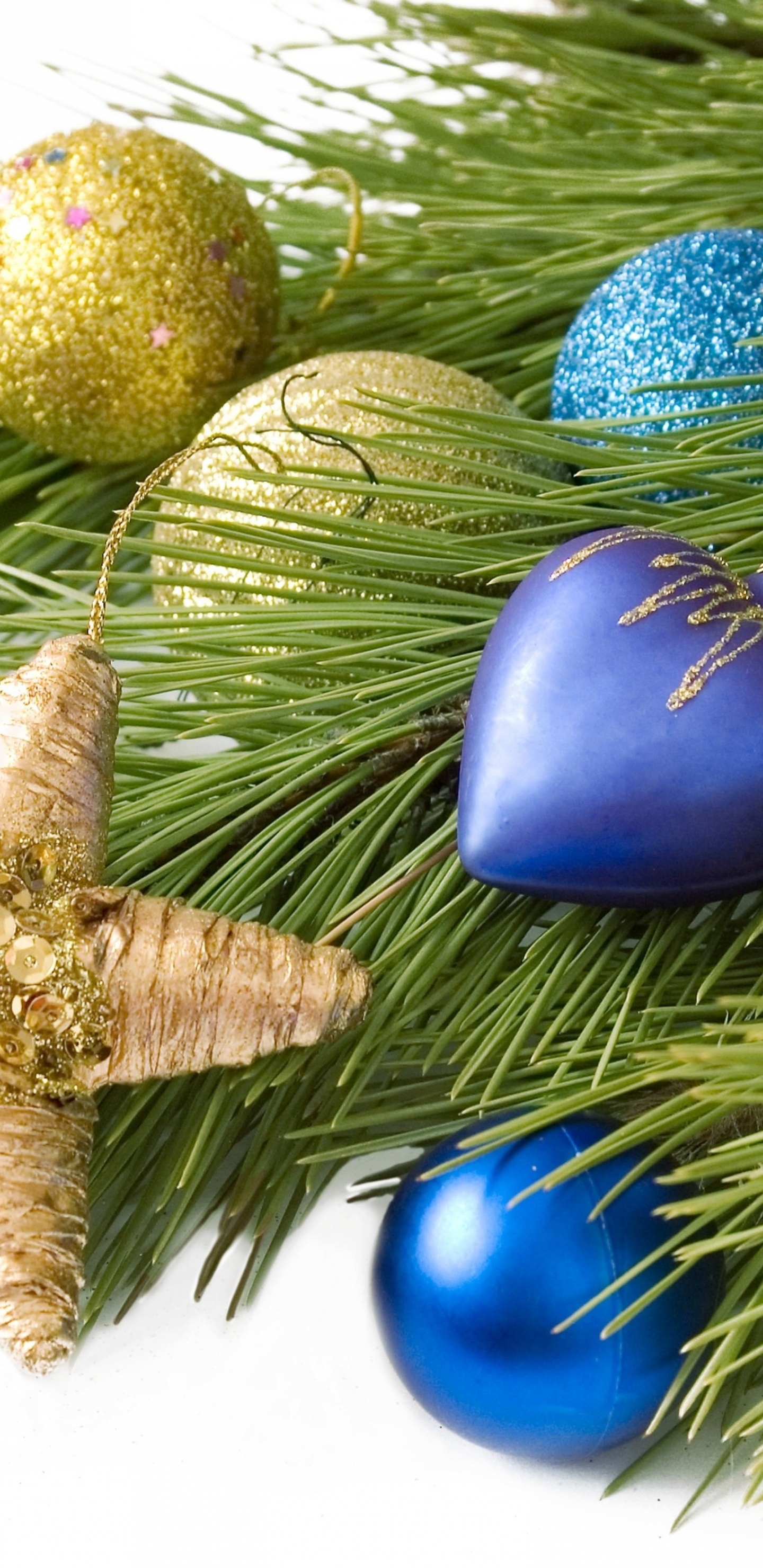 Adorno de Navidad, El Día De Navidad, Nochevieja, Decoración de la Navidad, Sucursal. Wallpaper in 1440x2960 Resolution