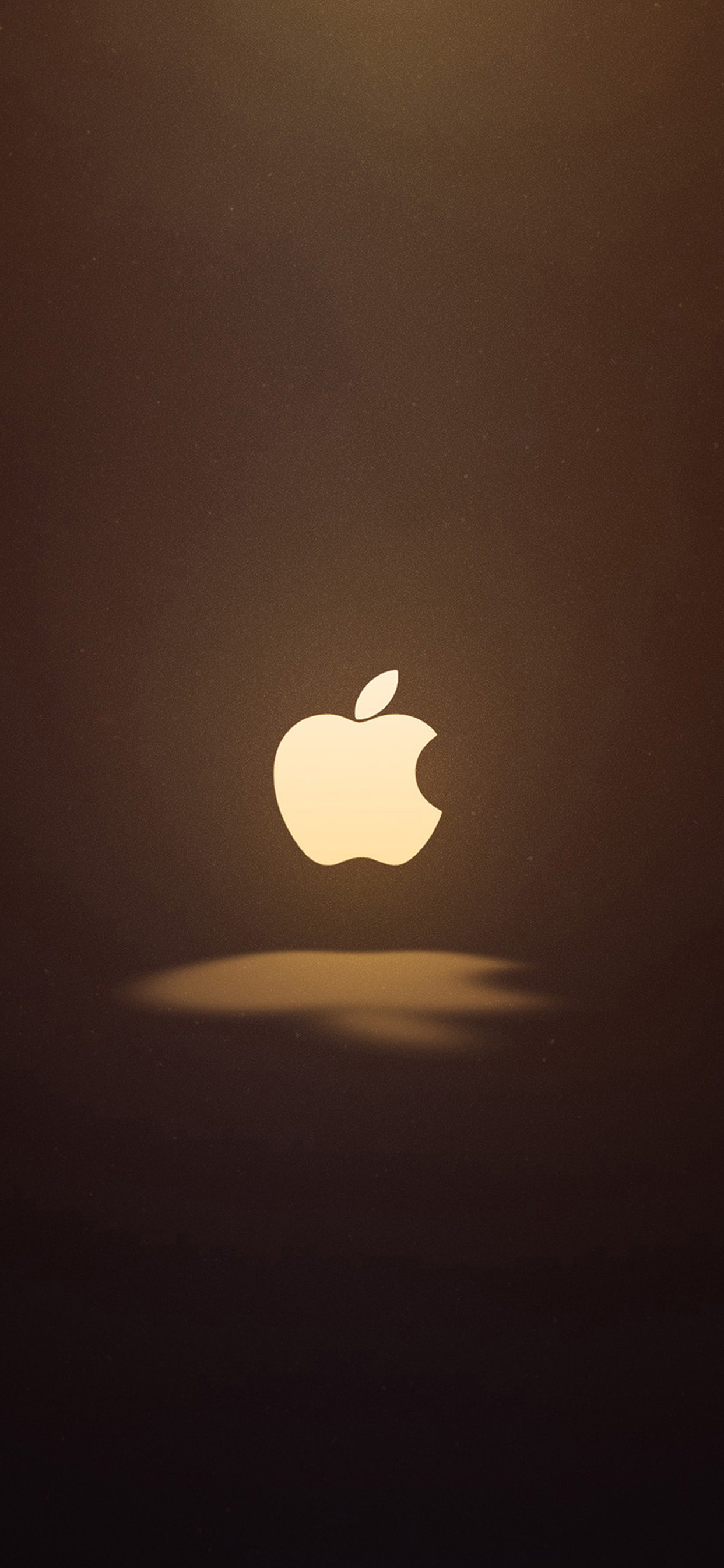 Logo de Manzana Sobre Fondo Negro. Wallpaper in 1242x2688 Resolution