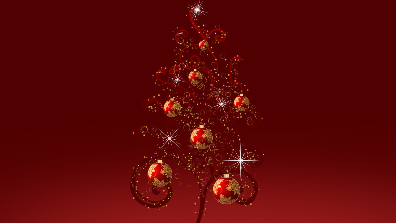 Christmas and Holiday Season, Christmas Day, Christmas Tree, Holiday, New Year. Wallpaper in 1280x720 Resolution