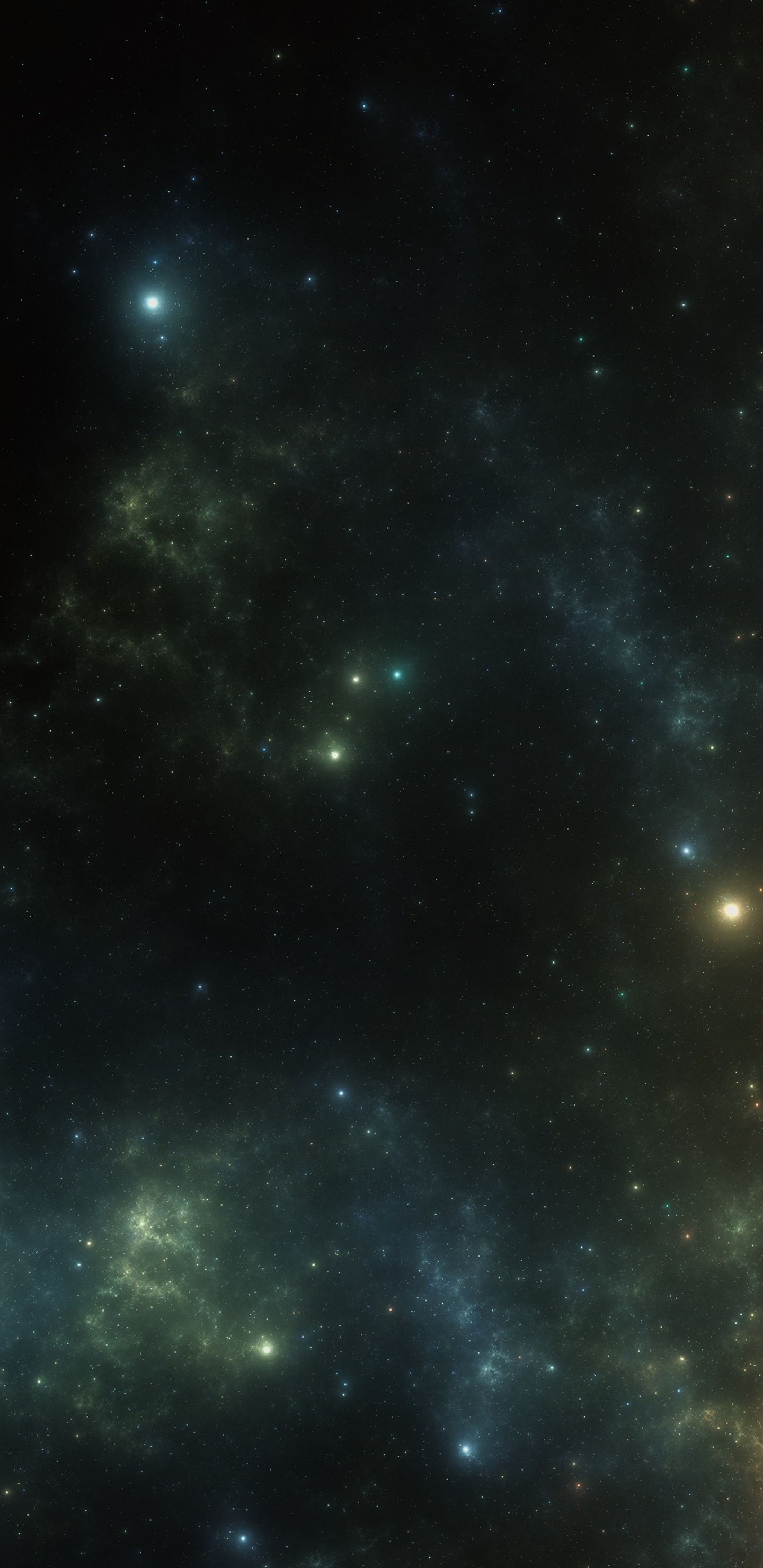 Cielo Estrellado Azul y Blanco. Wallpaper in 1440x2960 Resolution