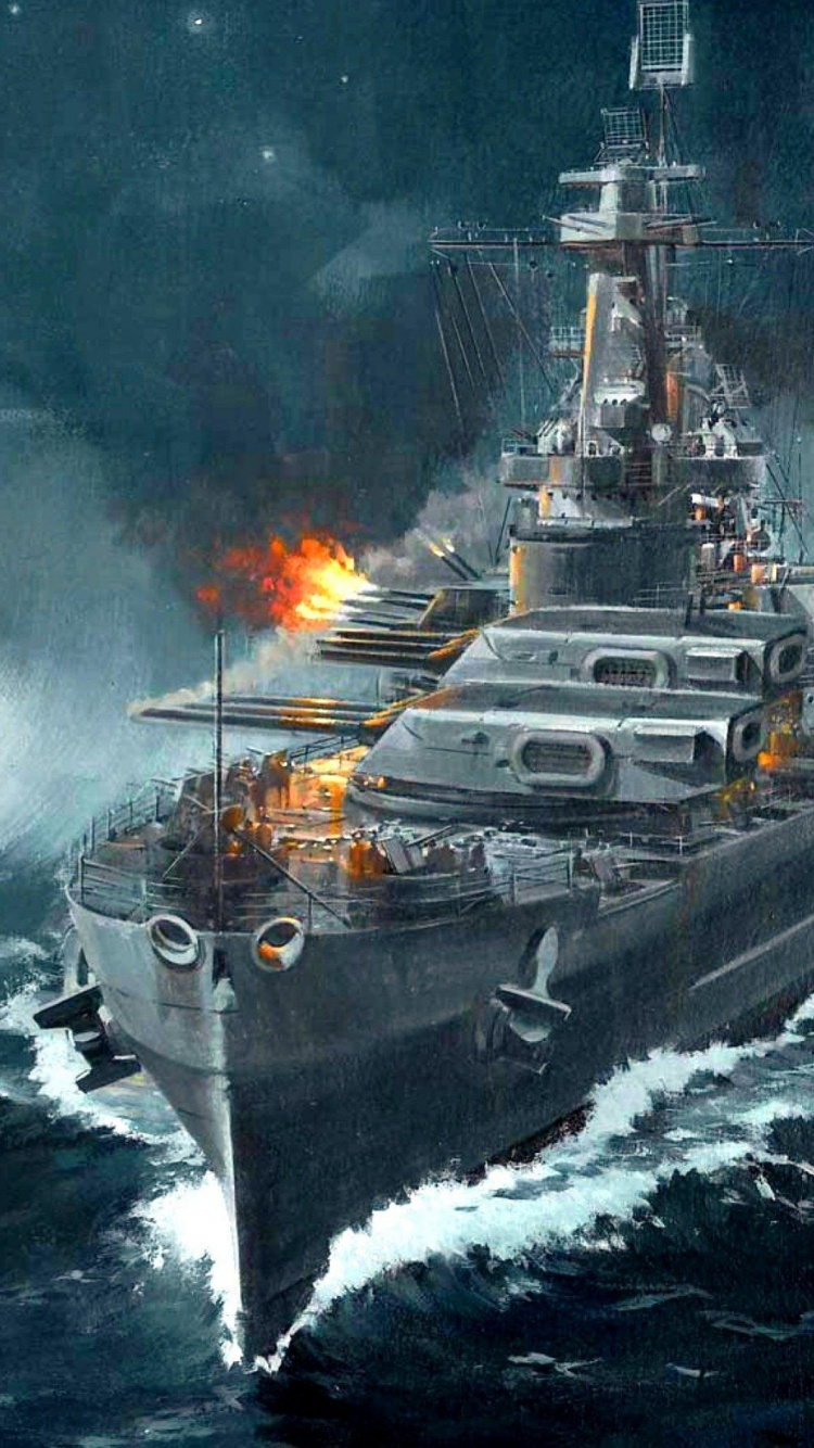 Mondiale de Navires de Guerre, Wargaming, Navire de Guerre, Navire, de Navires de Guerre. Wallpaper in 750x1334 Resolution