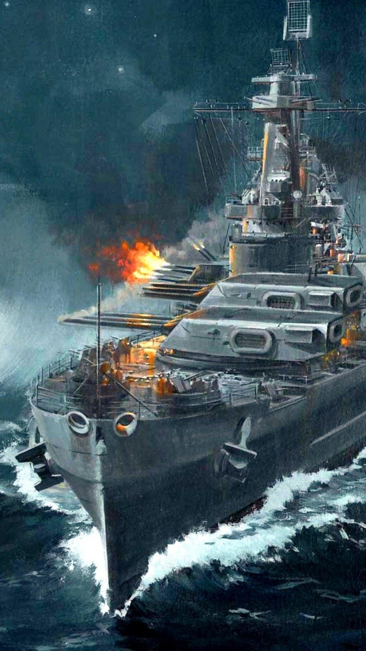 World of Warships, Wargaming, Warship, Battleship, Ship. Wallpaper in 720x1280 Resolution