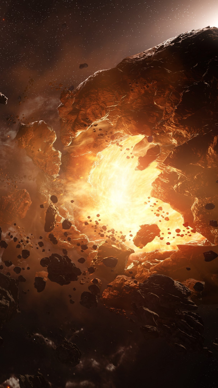 星公民, 气氛, 外层空间, 小行星, 明星 壁纸 750x1334 允许