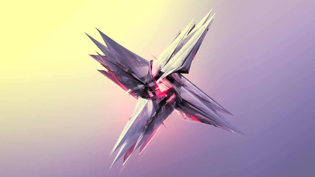 Purple and Pink Abstract Painting. Wallpaper in 1280x720 Resolution