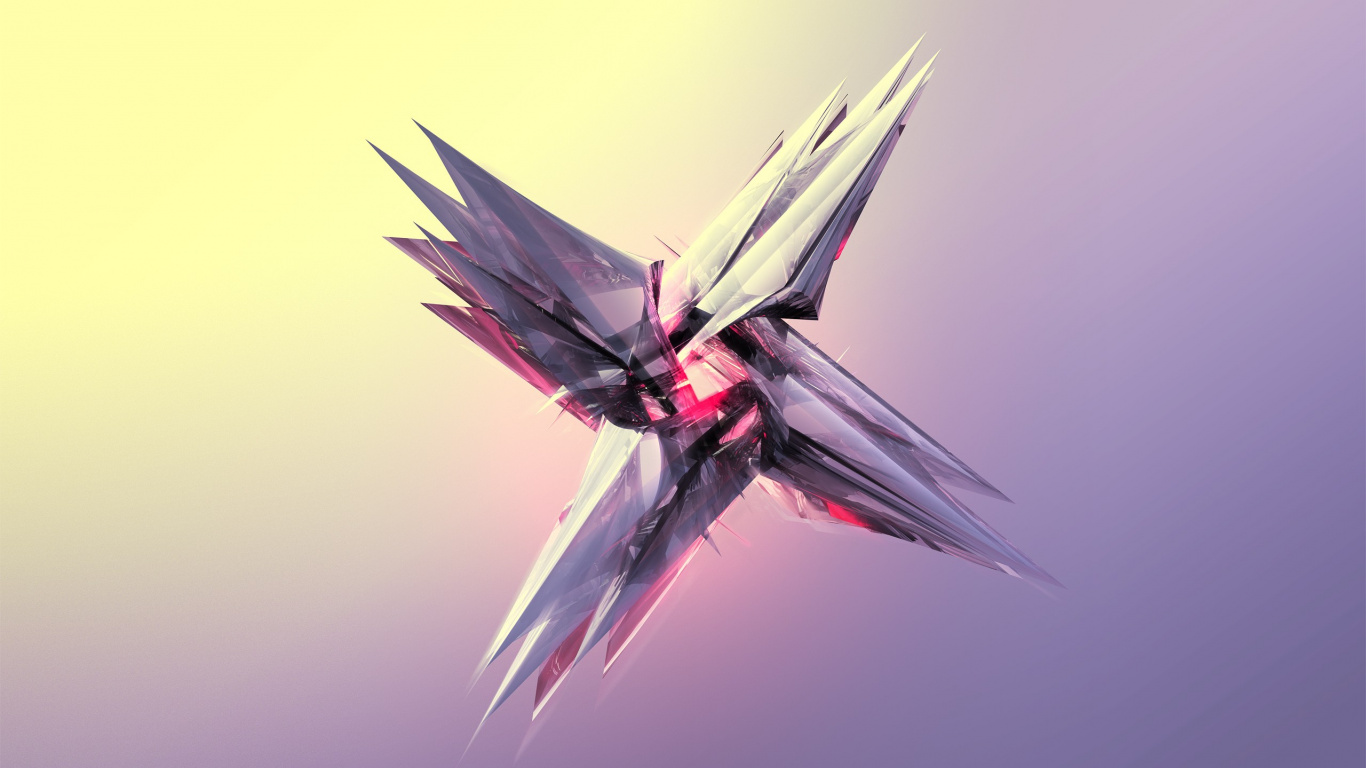 Purple and Pink Abstract Painting. Wallpaper in 1366x768 Resolution