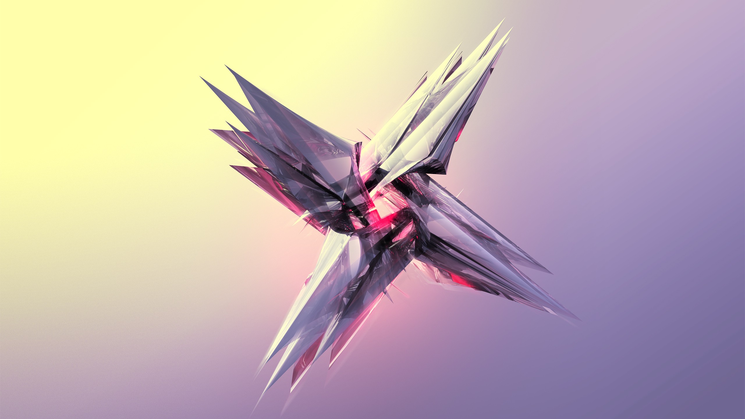 Purple and Pink Abstract Painting. Wallpaper in 2560x1440 Resolution