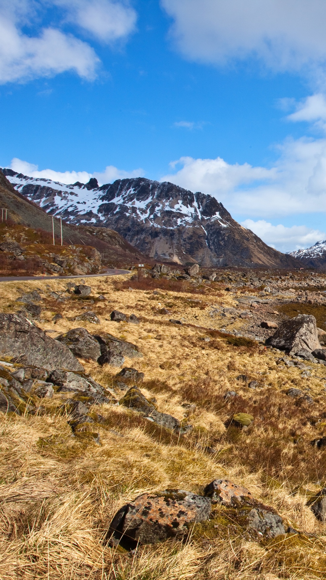 Champ D'herbe Verte Près du Plan D'eau et Des Montagnes Sous un Ciel Bleu Pendant la Journée. Wallpaper in 1080x1920 Resolution