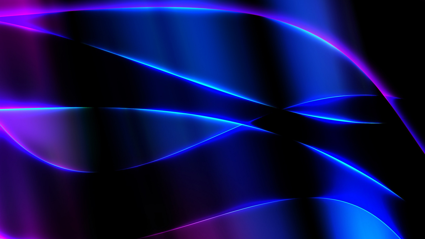 Purple and Pink Light Illustration. Wallpaper in 1366x768 Resolution