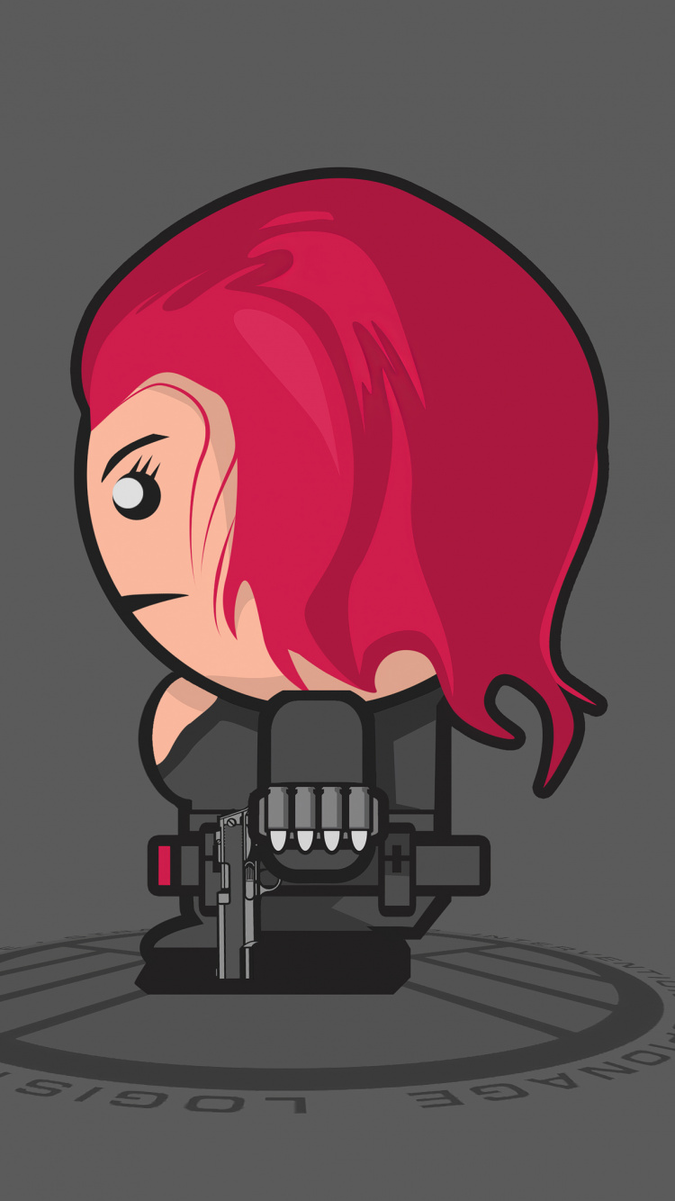 Girl in Pink Hair Anime Character. Wallpaper in 750x1334 Resolution