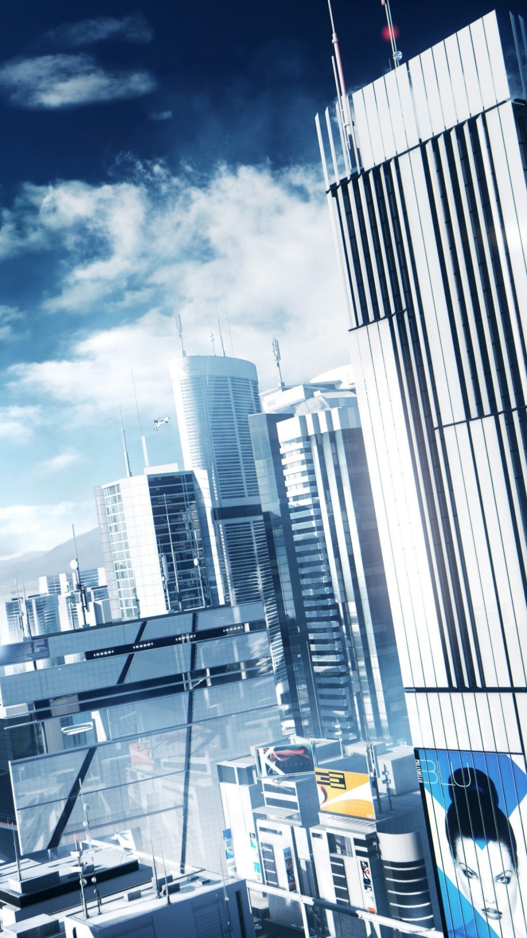 Urbe, Asentamiento Humano, Borde Del Espejo, Electronic Arts, Mirrors Edge Catalizador. Wallpaper in 1080x1920 Resolution