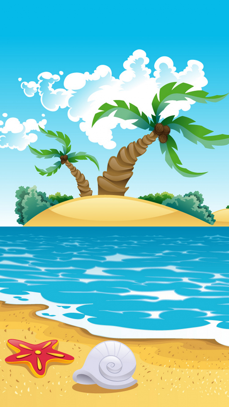 Mer Pour Les Enfants, Plage, Mer, Coquillage, Côte. Wallpaper in 750x1334 Resolution