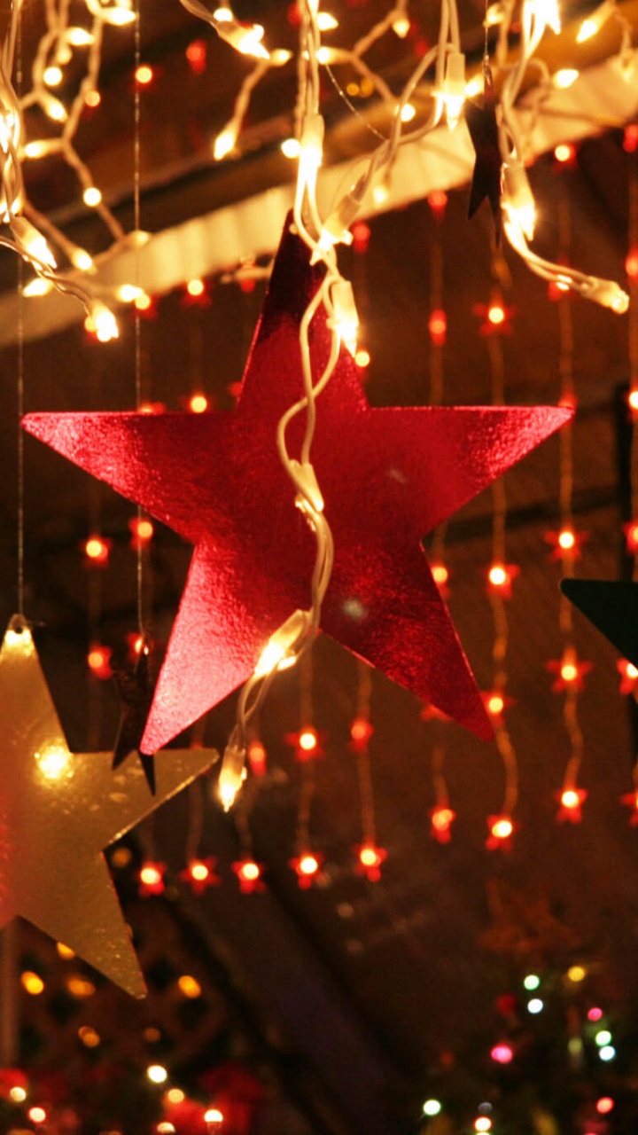 Luces de Navidad, Navidad, Decoración de la Navidad, Luz, Tradición. Wallpaper in 720x1280 Resolution