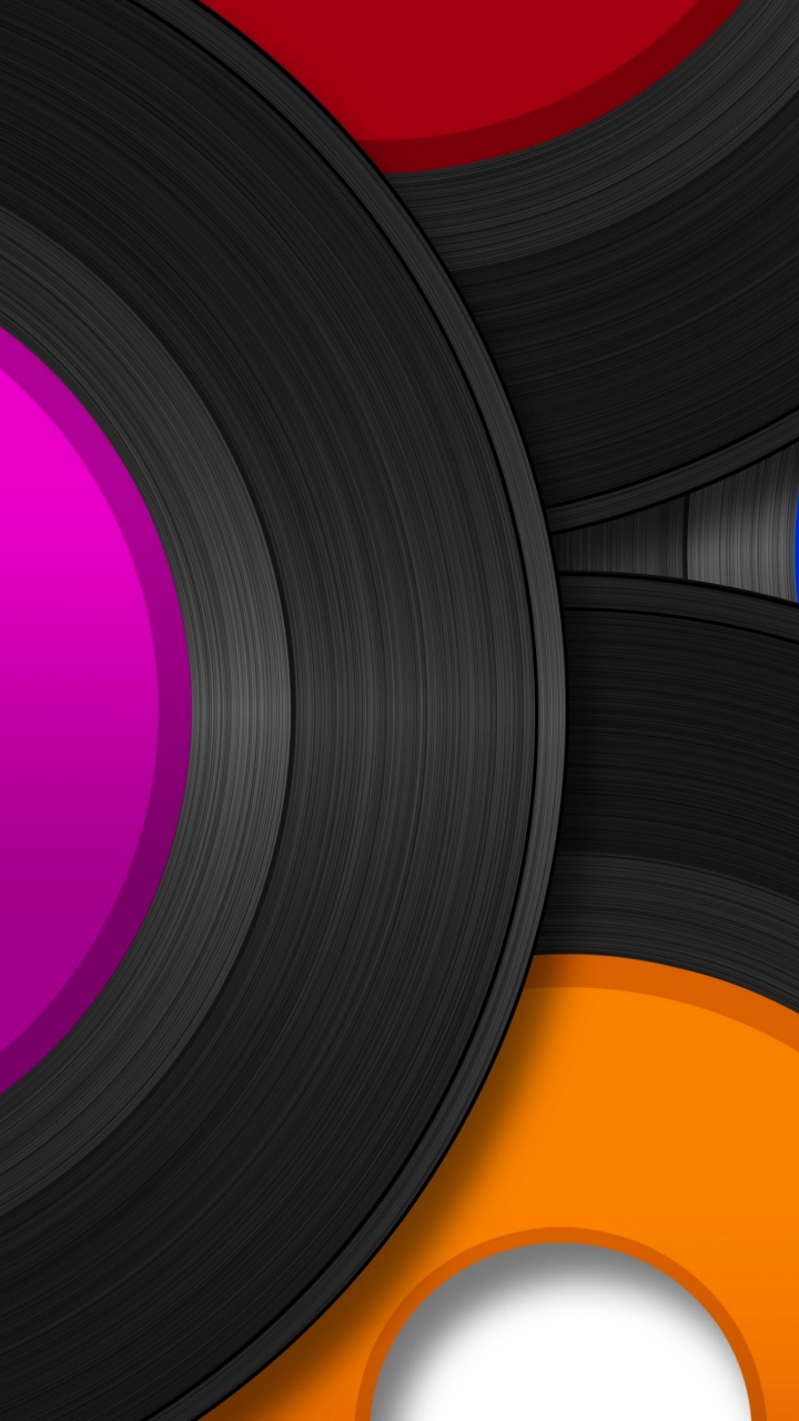 Schallplatte, Purpur, Rad, Kreis, Magenta. Wallpaper in 720x1280 Resolution