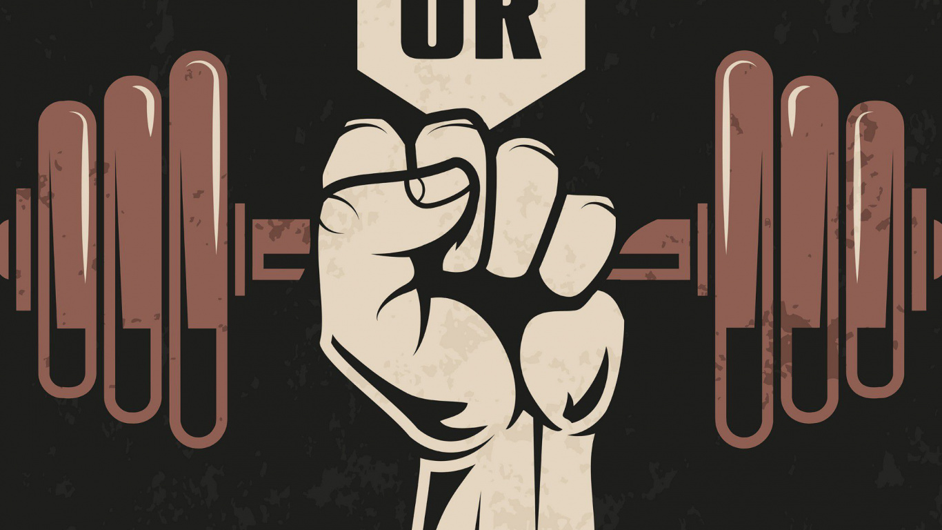 Fitness Motivation, Gym, Book, Sleeve, Publication. Wallpaper in 1366x768 Resolution