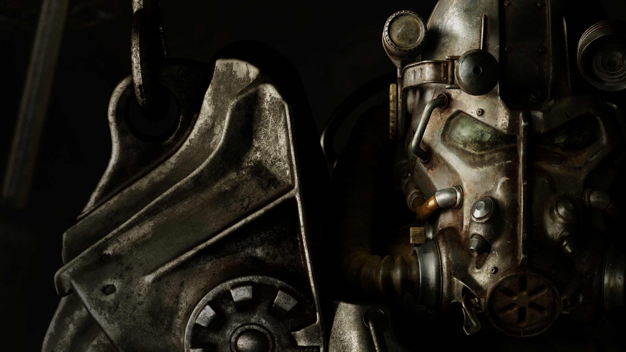 Fallout 4, Autoteilen, Motor, Maschine, Metall. Wallpaper in 2560x1440 Resolution