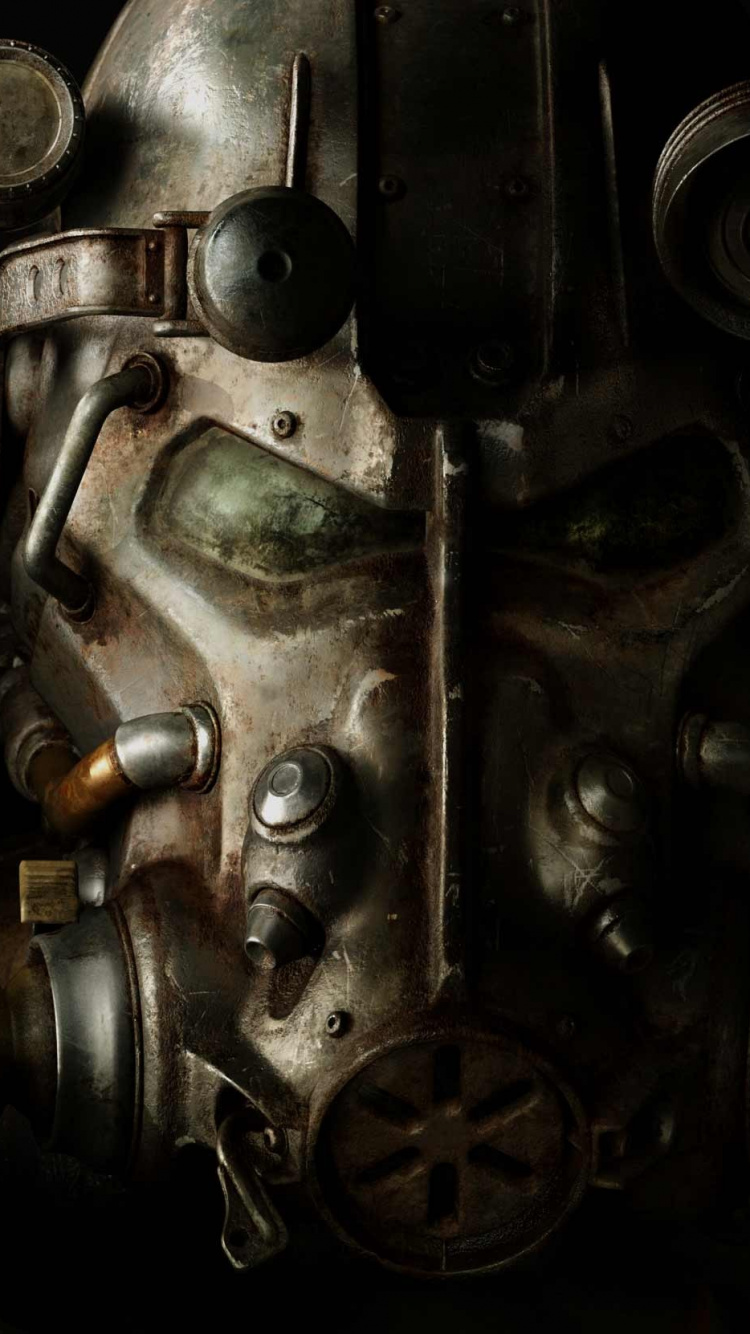 Fallout 4, Autoteilen, Motor, Maschine, Metall. Wallpaper in 750x1334 Resolution