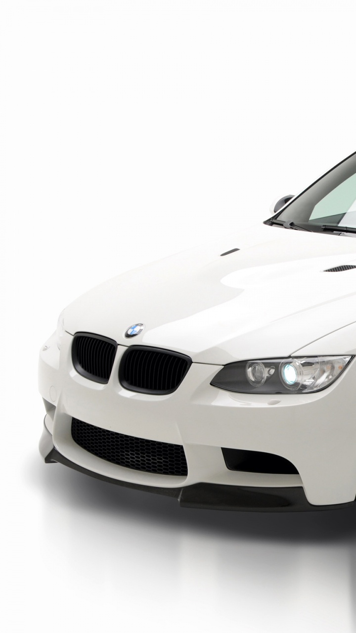 Coupé Bmw m 3 Blanc. Wallpaper in 720x1280 Resolution