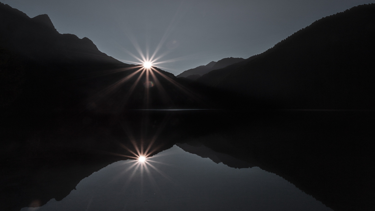 Light, Lens Flare, Water, Bliss, Nature. Wallpaper in 1280x720 Resolution