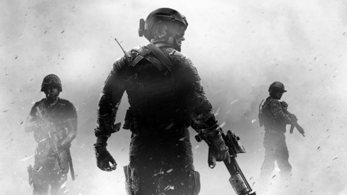 Call of Duty Modern Warfare 3, Call of Duty Black Ops, Call of Duty Modern Warfare 2, Call of Duty Ghosts, Neige. Wallpaper in 1366x768 Resolution