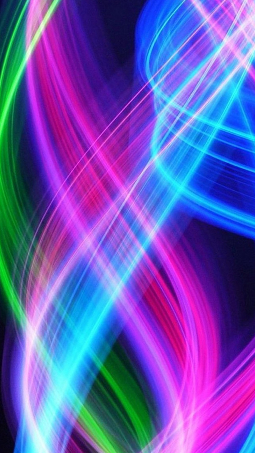 Luz Verde Violeta y Azul. Wallpaper in 1080x1920 Resolution