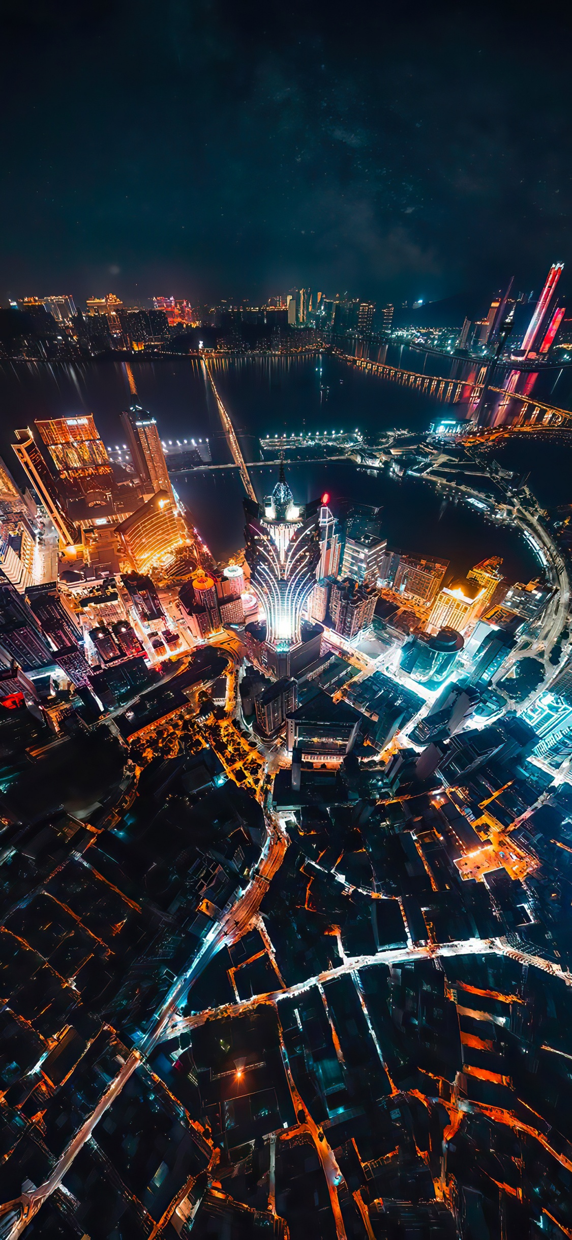 Metropolis, World, Electricity, Urban Design, City. Wallpaper in 1125x2436 Resolution