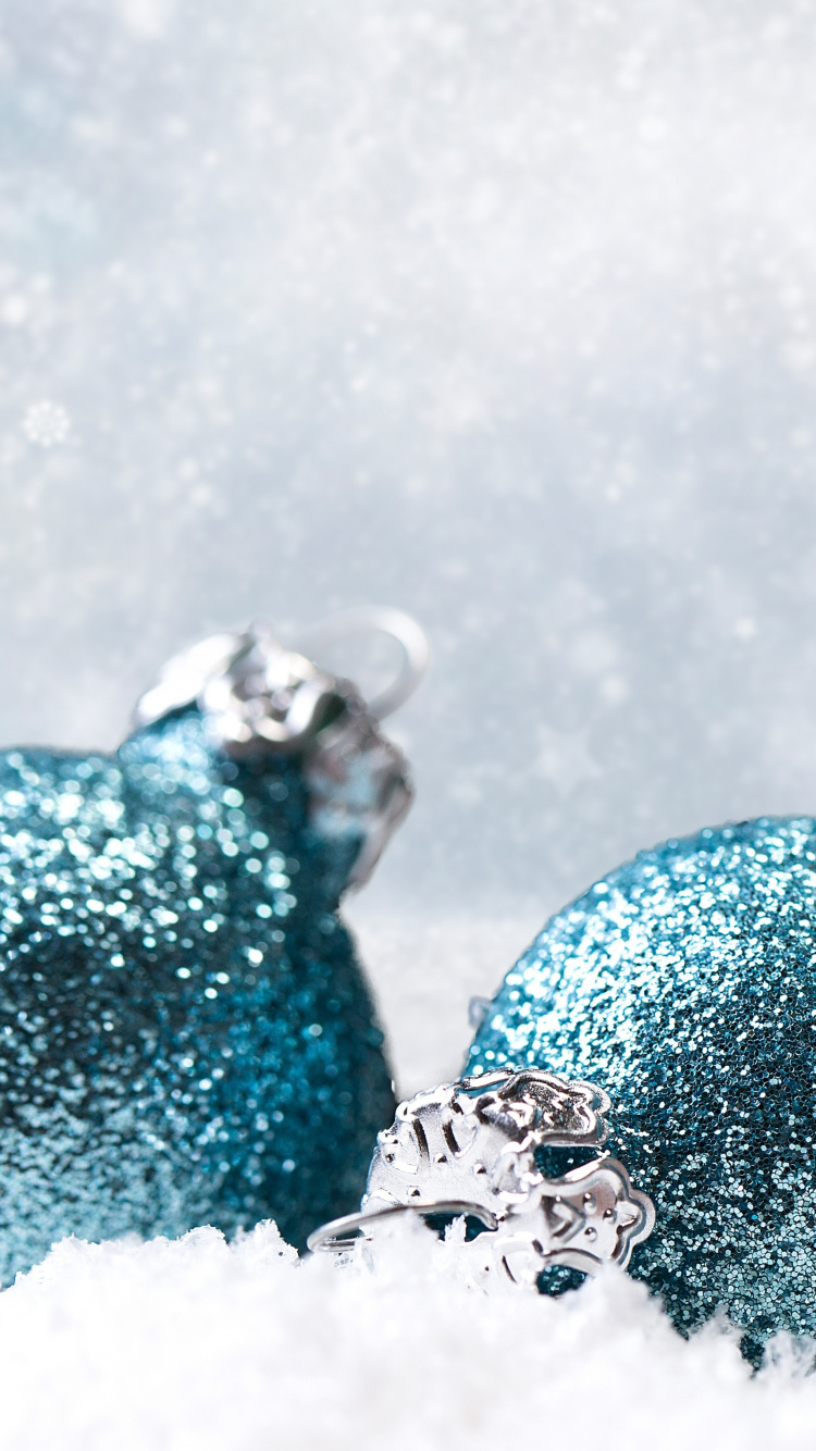 Christmas Day, Christmas Ornament, Holiday, Blue, Turquoise. Wallpaper in 750x1334 Resolution