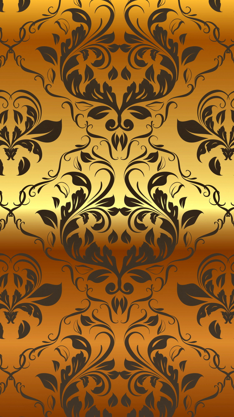 Textil Floral Blanco y Negro. Wallpaper in 750x1334 Resolution