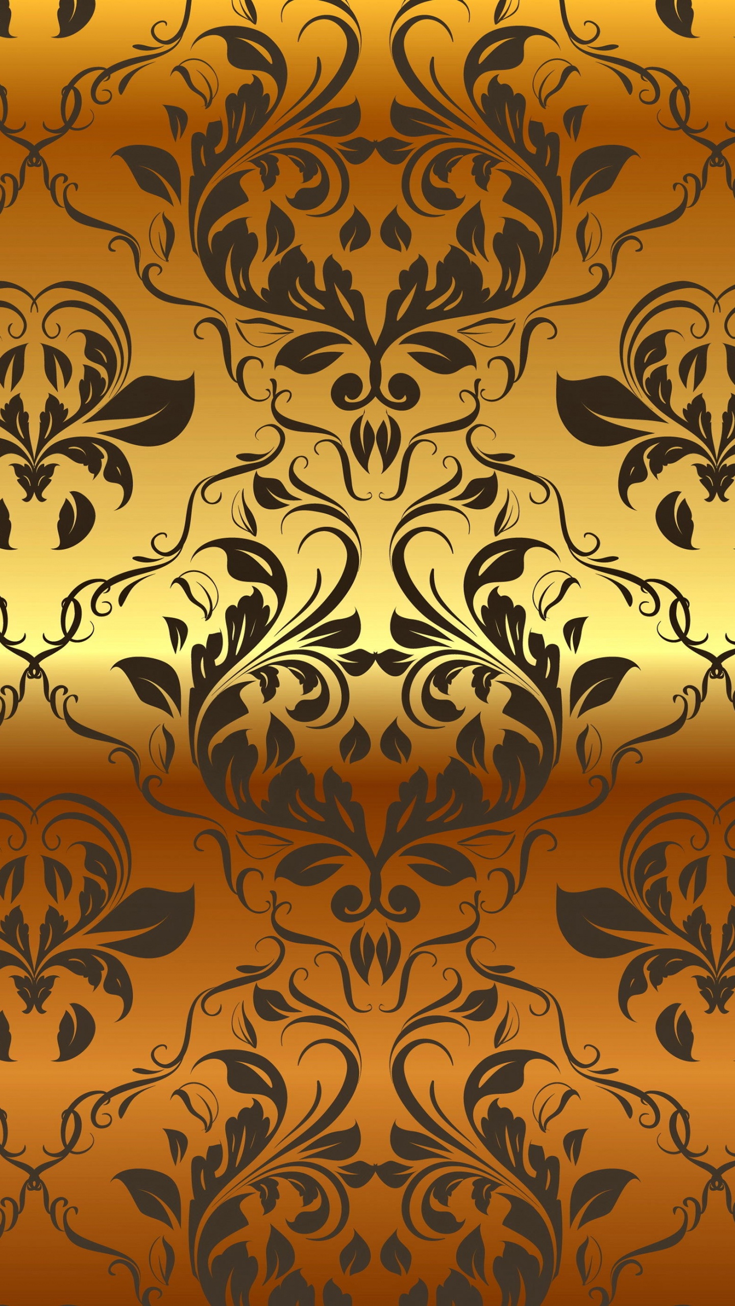 White and Black Floral Textile. Wallpaper in 1440x2560 Resolution