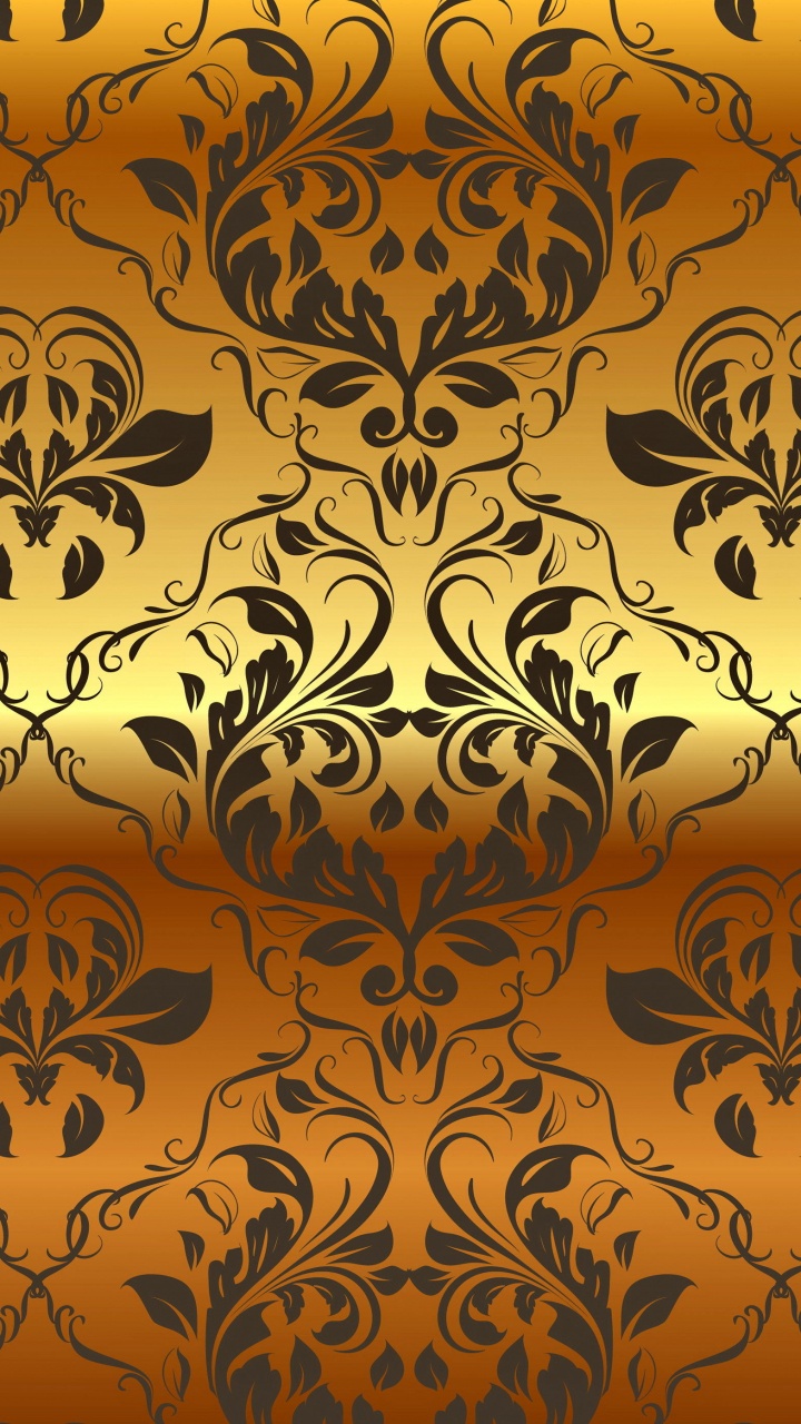 White and Black Floral Textile. Wallpaper in 720x1280 Resolution