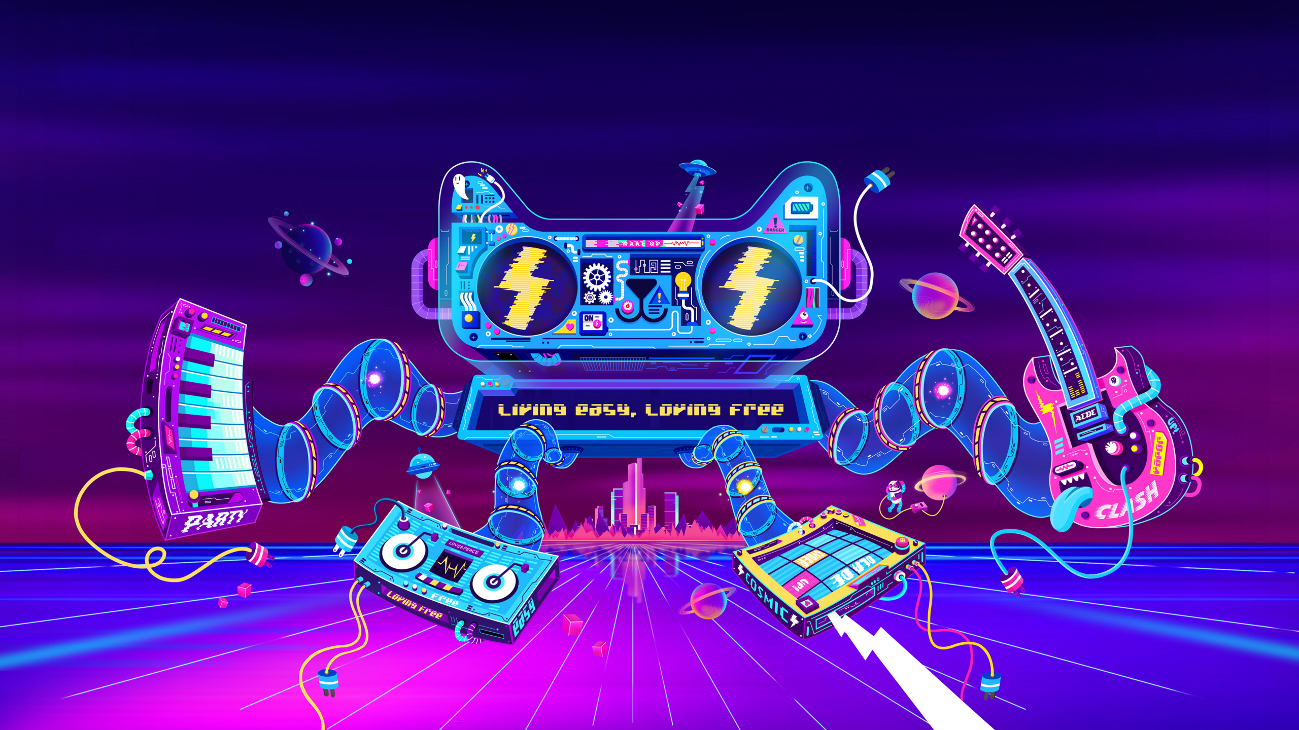 Bob L'éponge et Patrick Star. Wallpaper in 2560x1440 Resolution