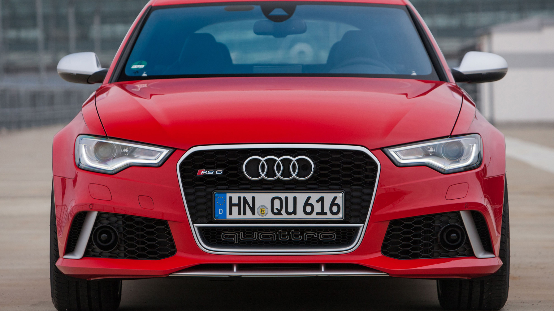 Roter Audi a 4 Unterwegs. Wallpaper in 1920x1080 Resolution