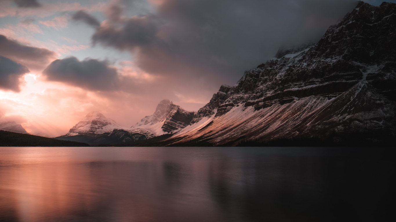 Nature, Lac, Paysage Naturel, Highland, Réflexion. Wallpaper in 1366x768 Resolution