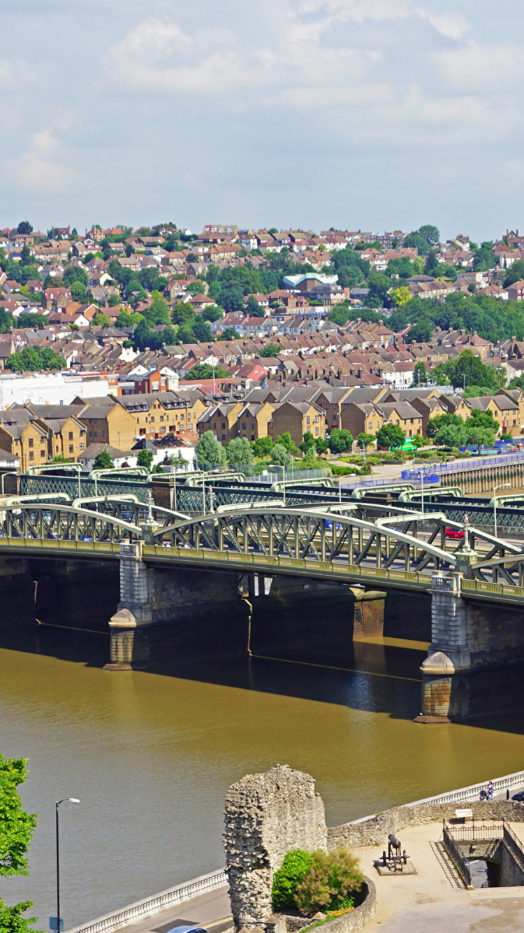 Vue Aérienne Des Bâtiments de la Ville Pendant la Journée. Wallpaper in 750x1334 Resolution