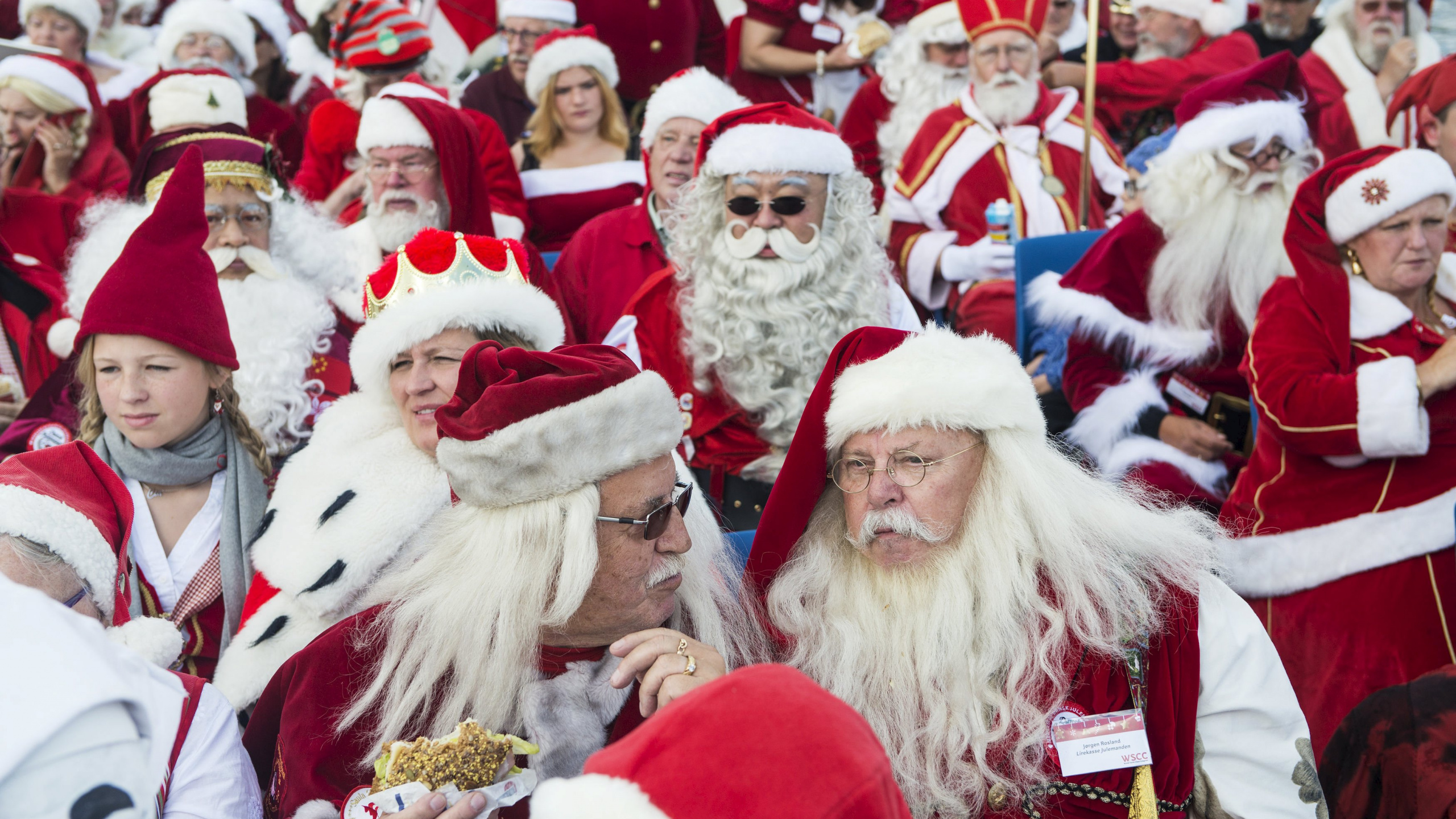 Copenhague, Santa Claus, El Día De Navidad, Navidad, Evento. Wallpaper in 2560x1440 Resolution