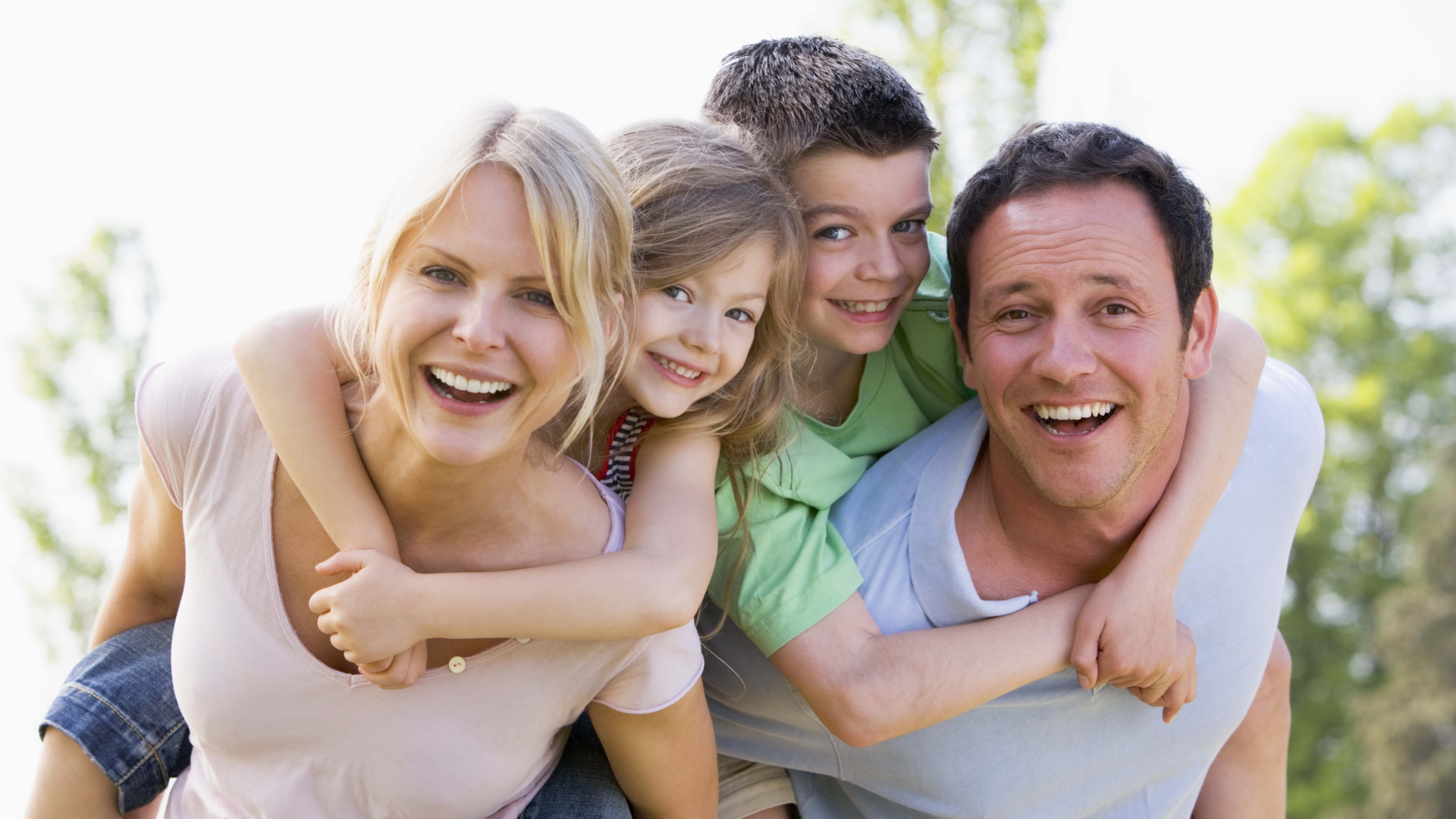 家庭, 面部表情, 乐趣, 为人父母, 情感 壁纸 3840x2160 允许