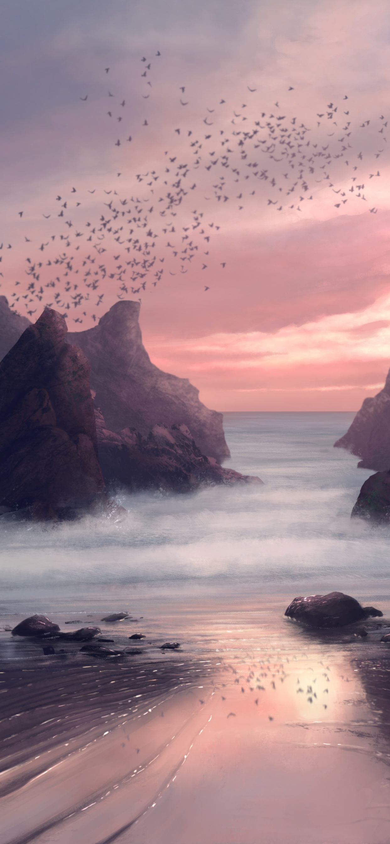 L'art Numérique, Peinture Numérique, Art, L'art Moderne, Illustration. Wallpaper in 1242x2688 Resolution